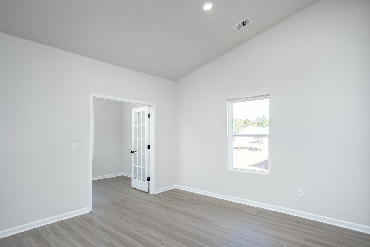 Each bedroom has a closet.