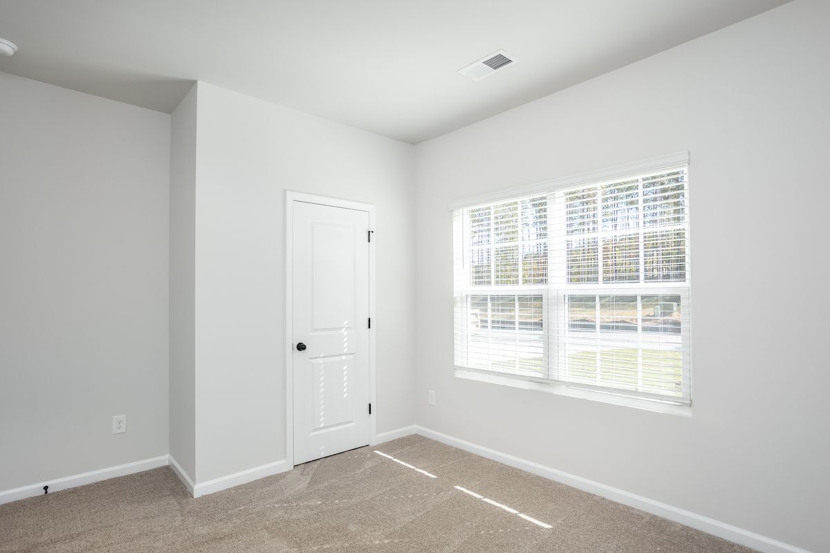 Each bedroom has a window.