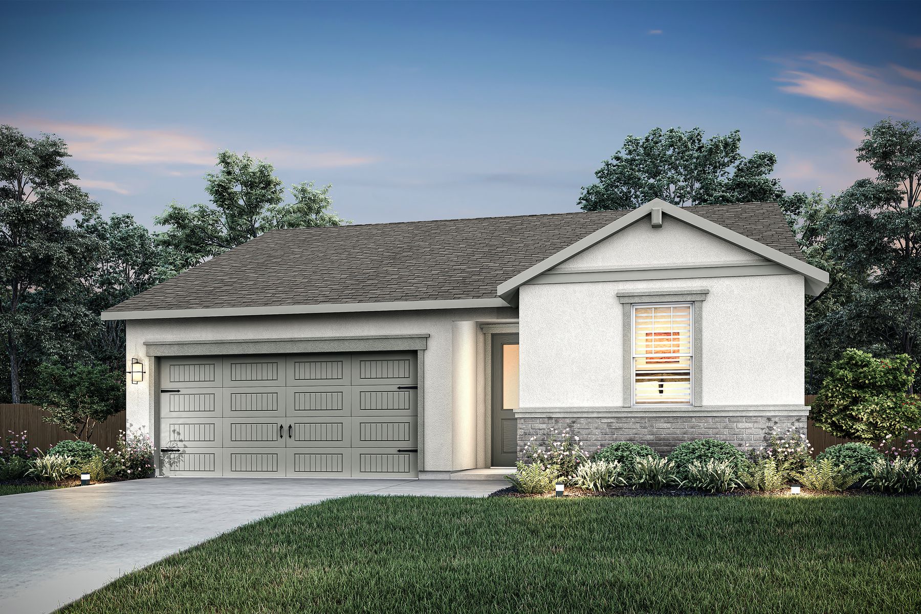 This single story home is perfect with three bedrooms and two bathrooms. 