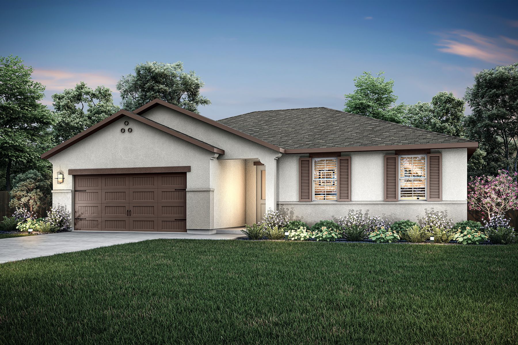 The Colfax has a beautiful exterior and  a host of included upgrades!