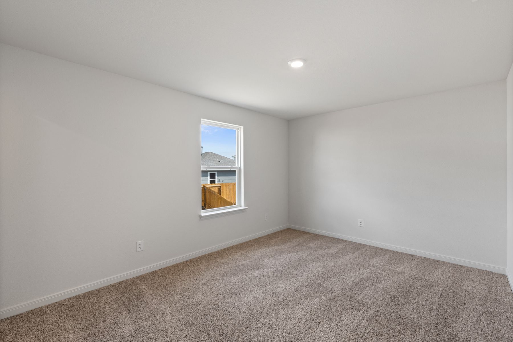 The secondary bedrooms are a perfect space for children's bedrooms or guest rooms.