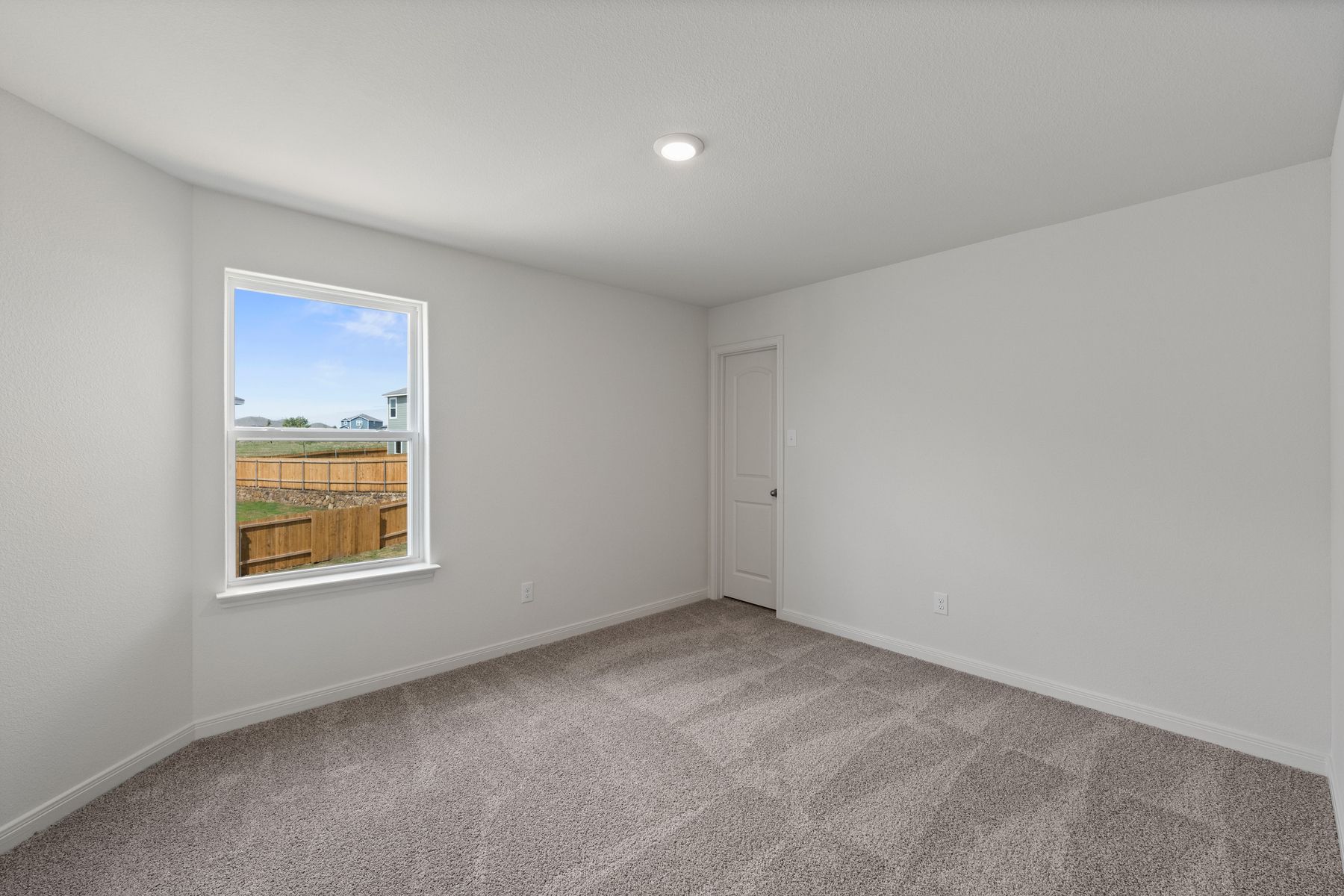 The secondary bedrooms are a perfect space for children's bedrooms or guest rooms.