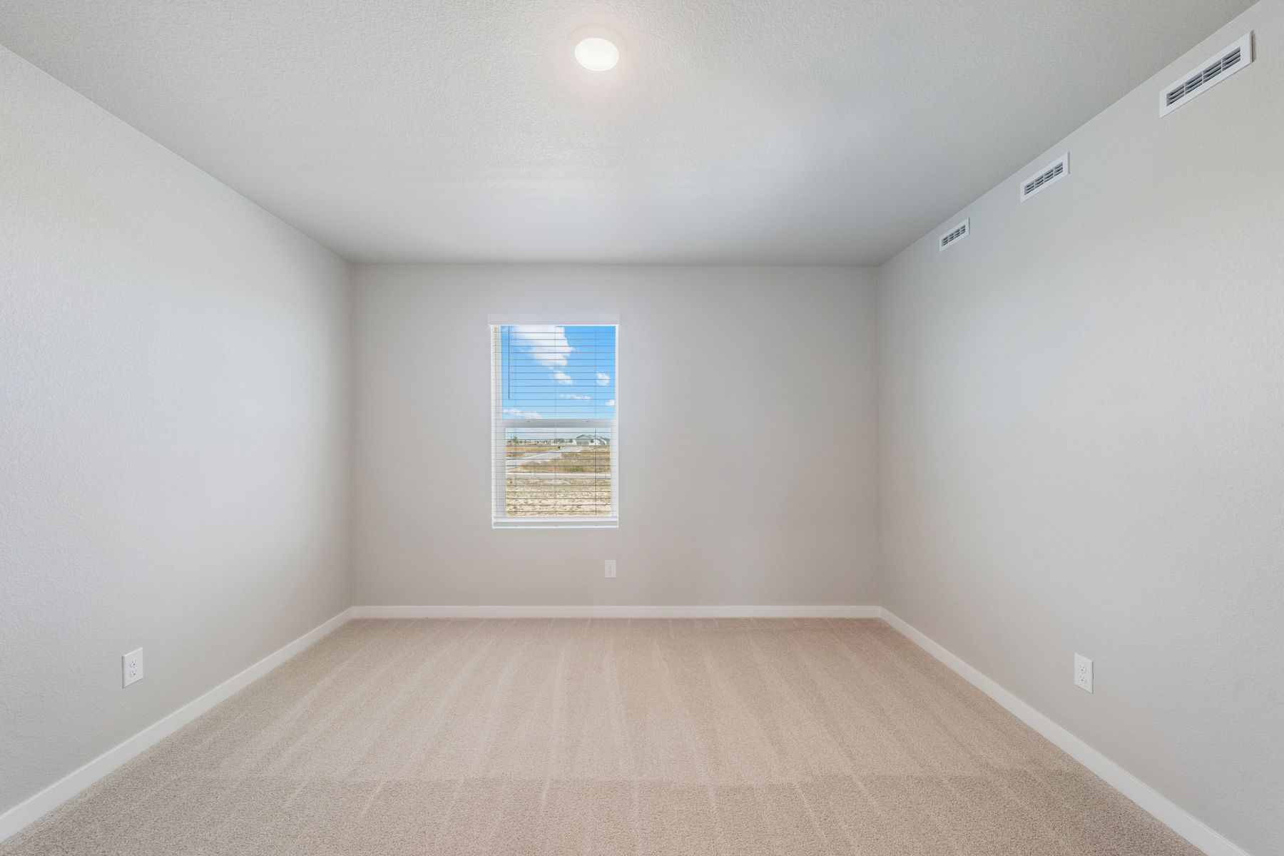 The secondary bedrooms have carpet.