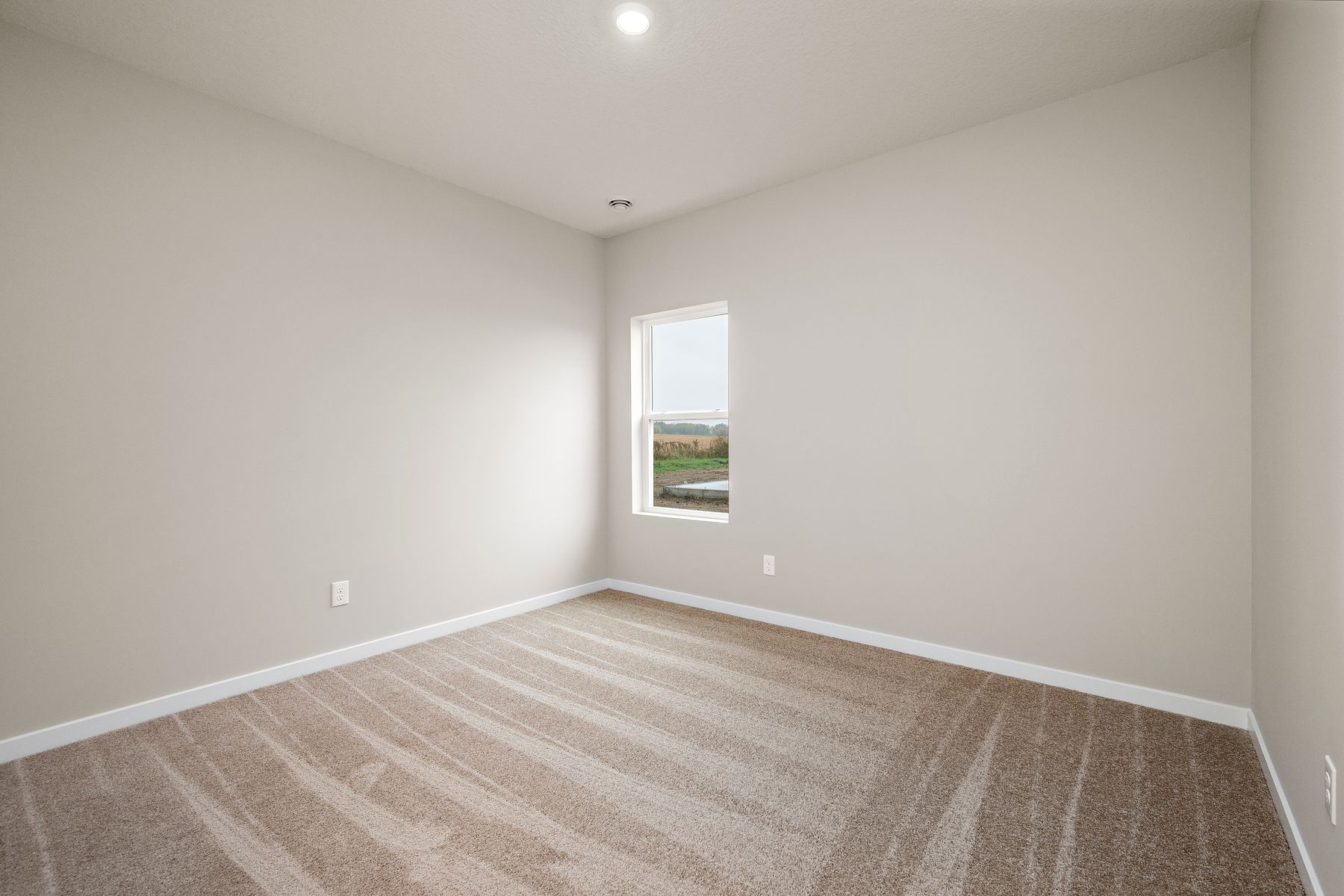 The secondary bedrooms have carpet.