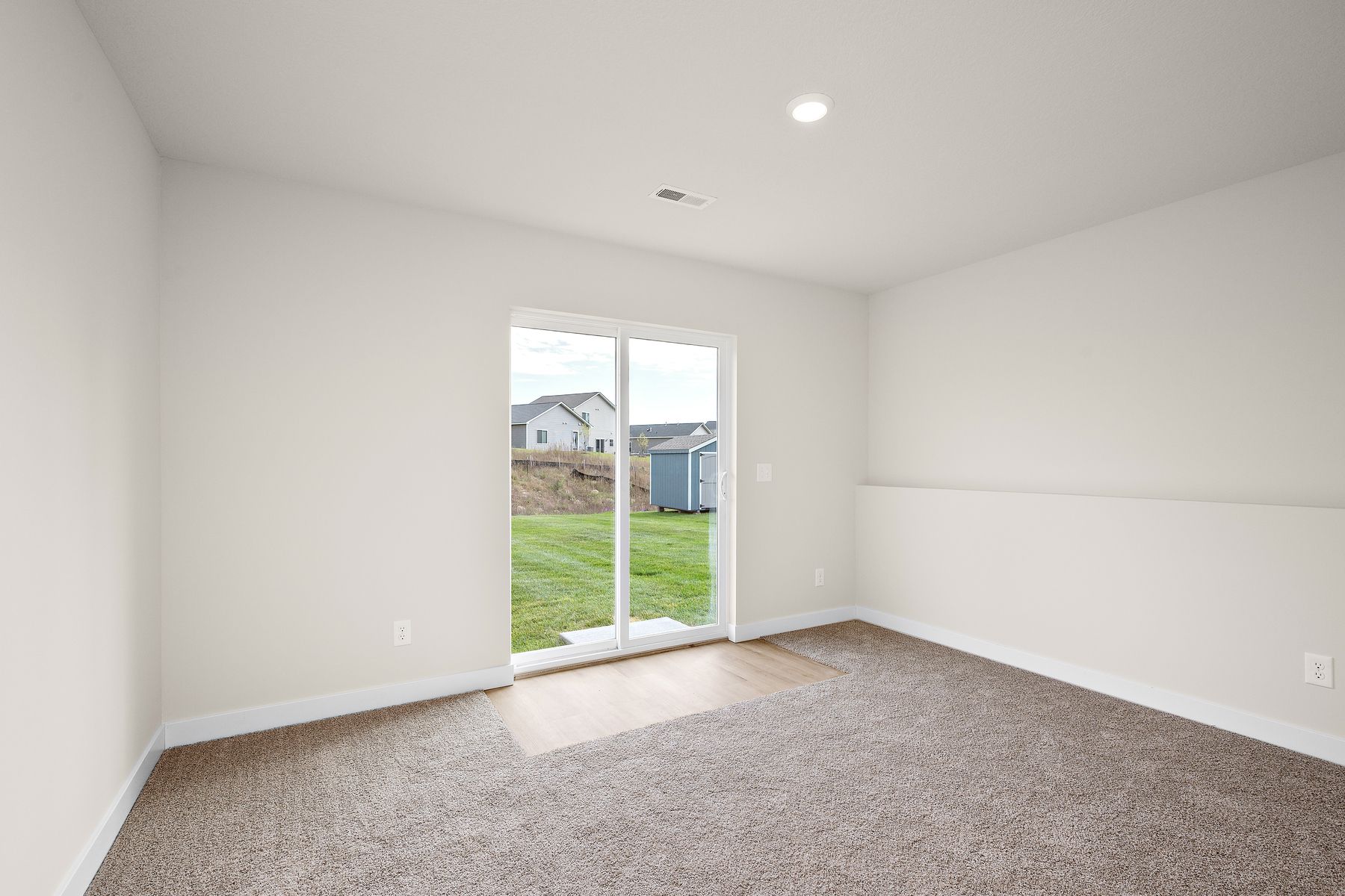 There is another family room downstairs.