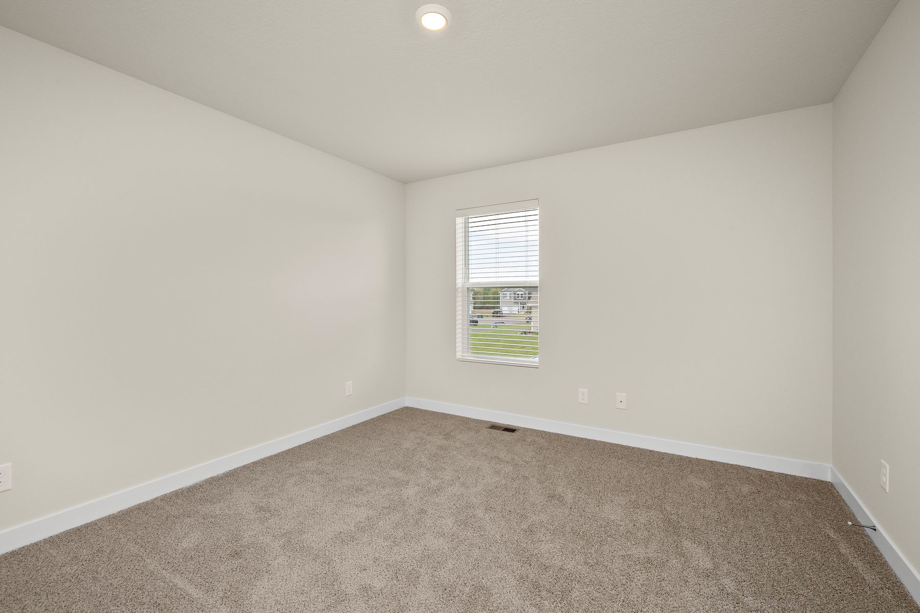The secondary bedrooms have carpet.