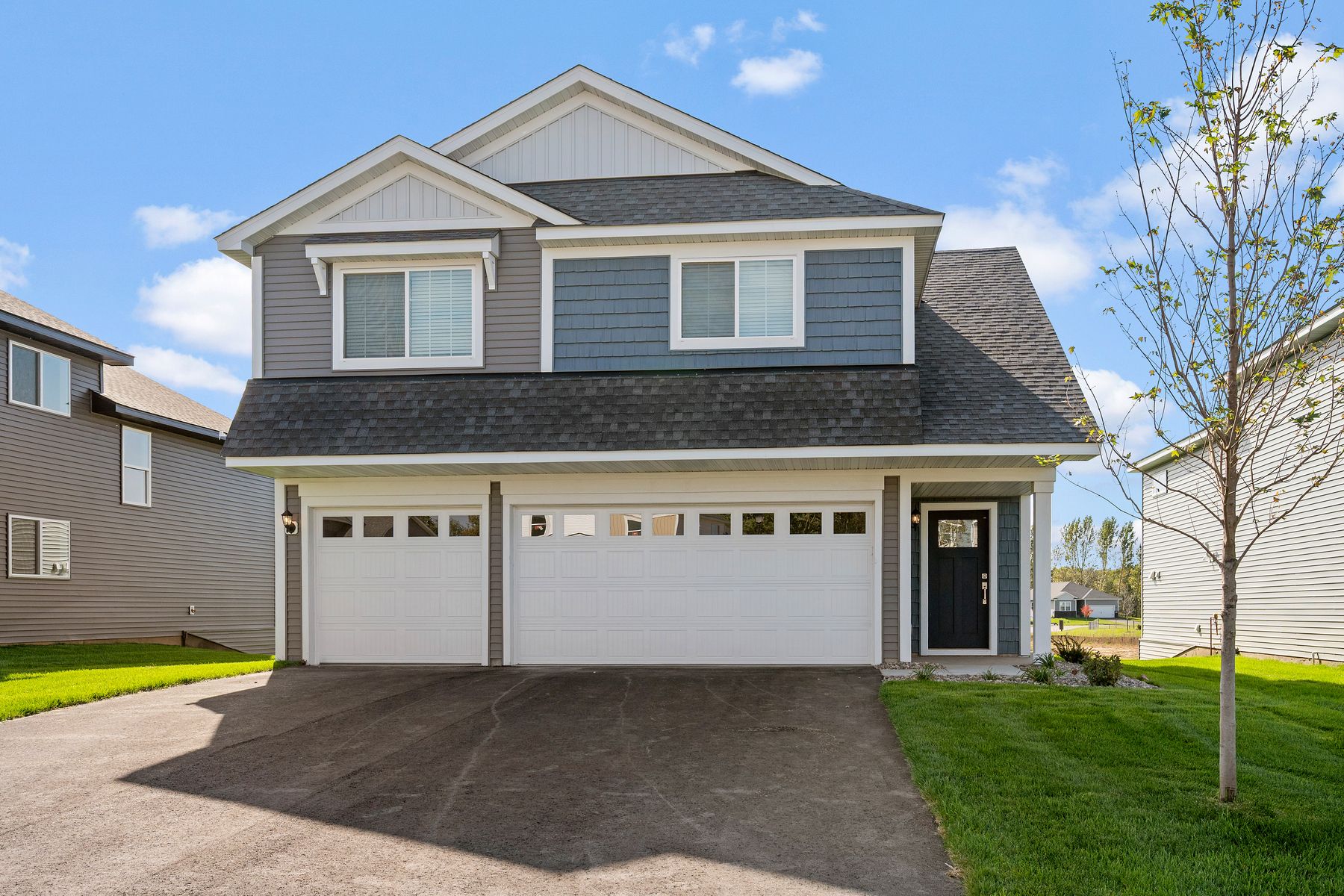 The Olson is a beautiful home with siding.