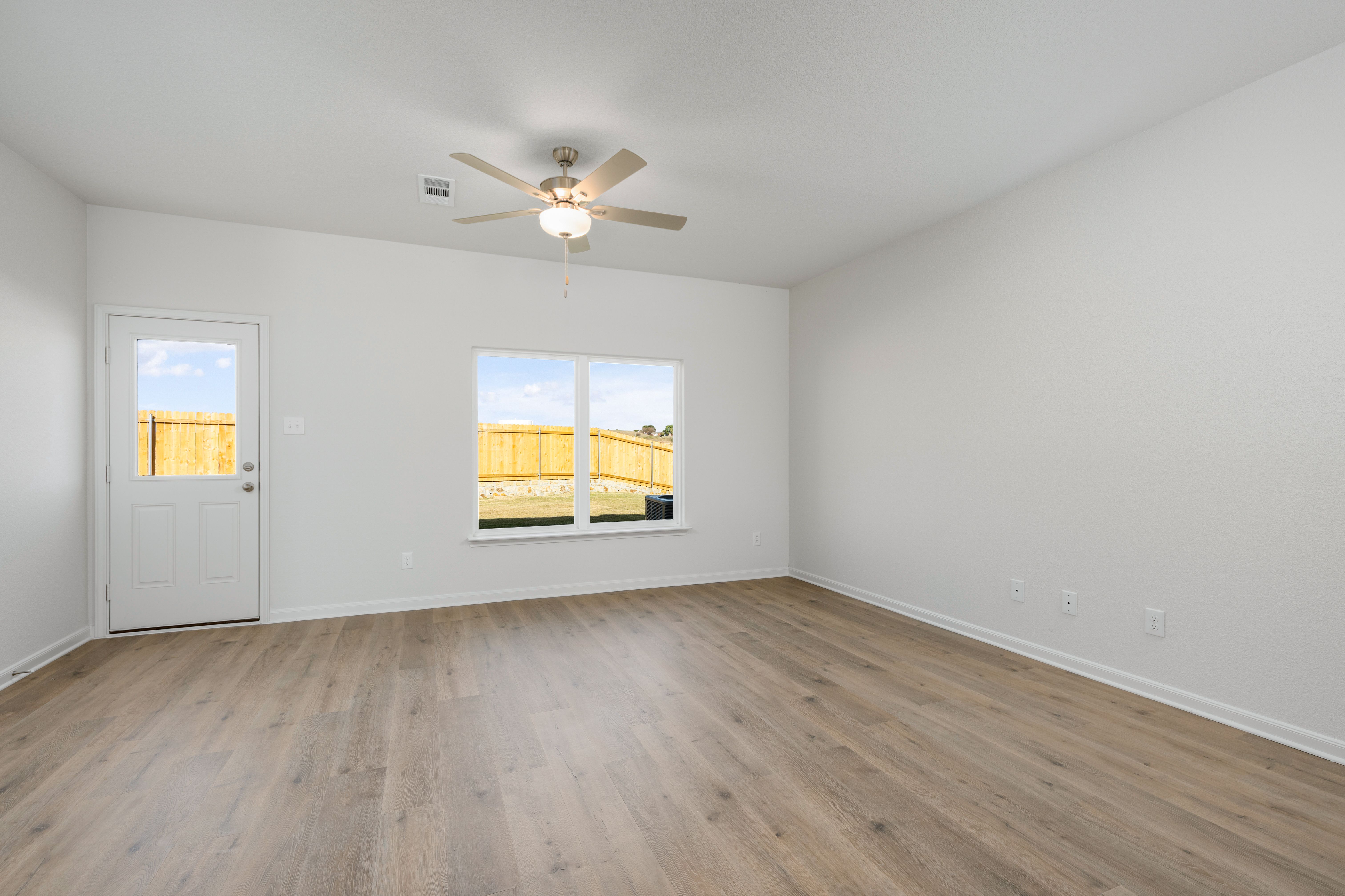 The family room is a large, open living space.