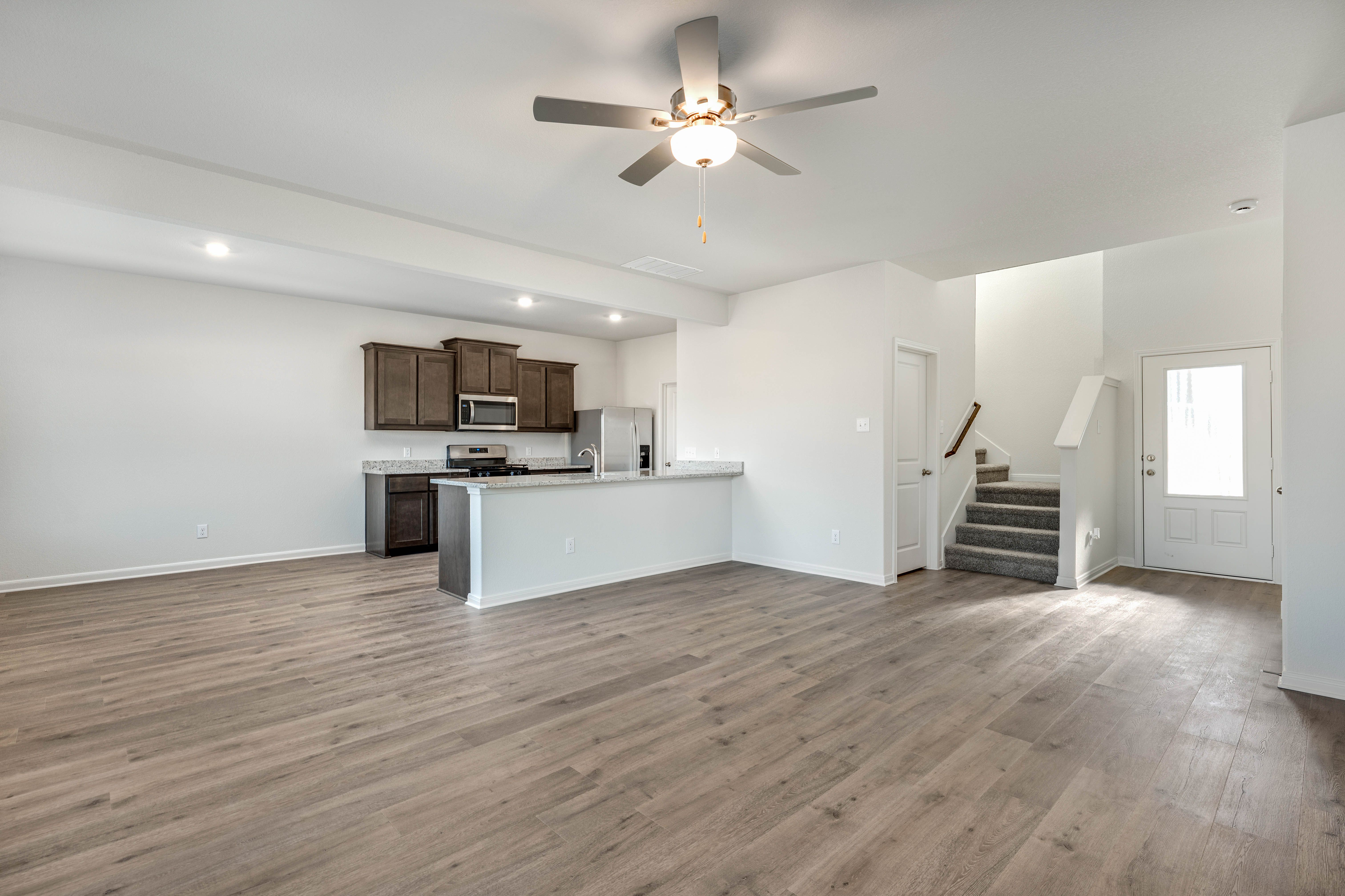 The first floor has a wonderful, open-concept layout.