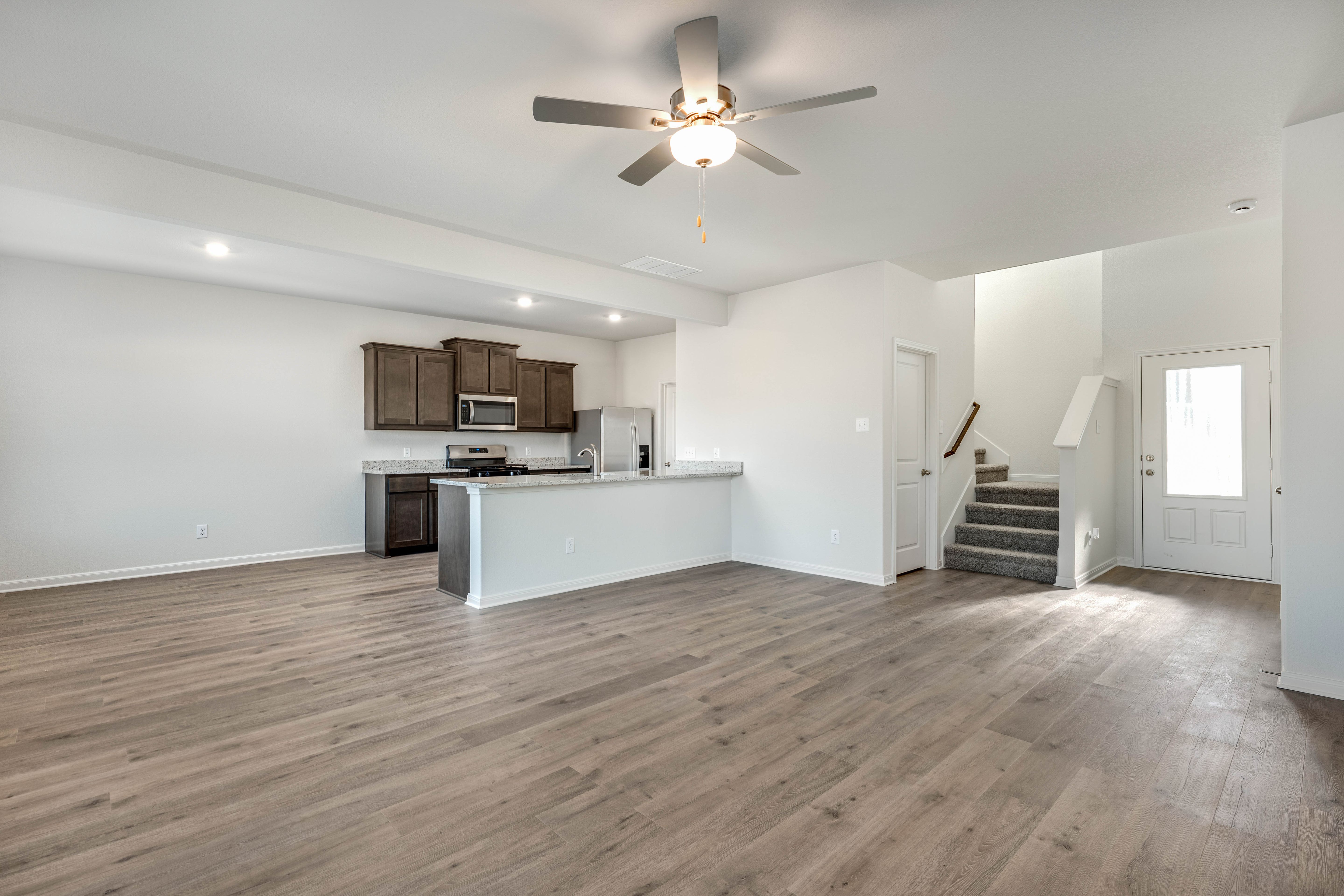 The first floor has a wonderful, open-concept layout.