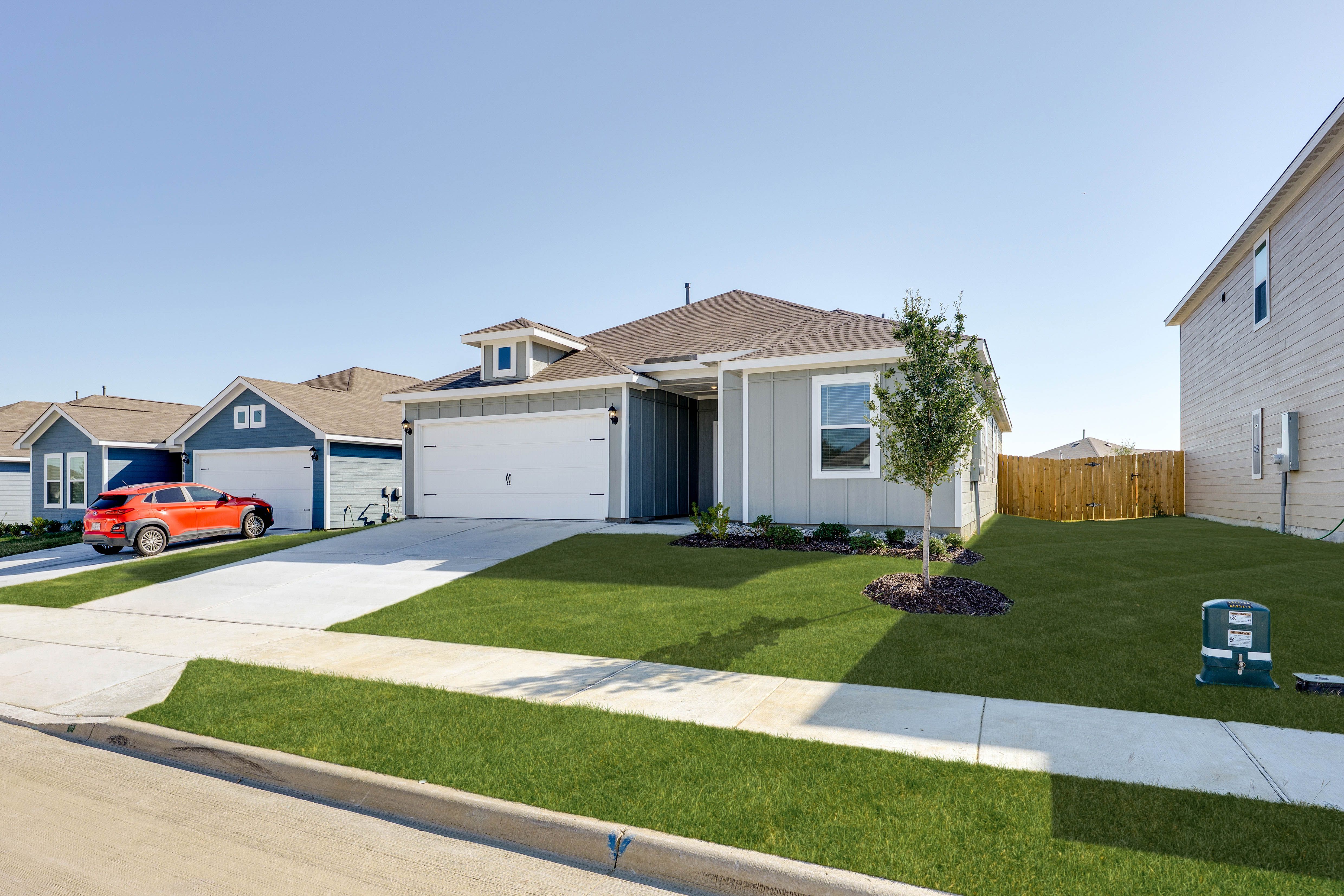 The Reed has a wonderful driveaway that leads to the garage.