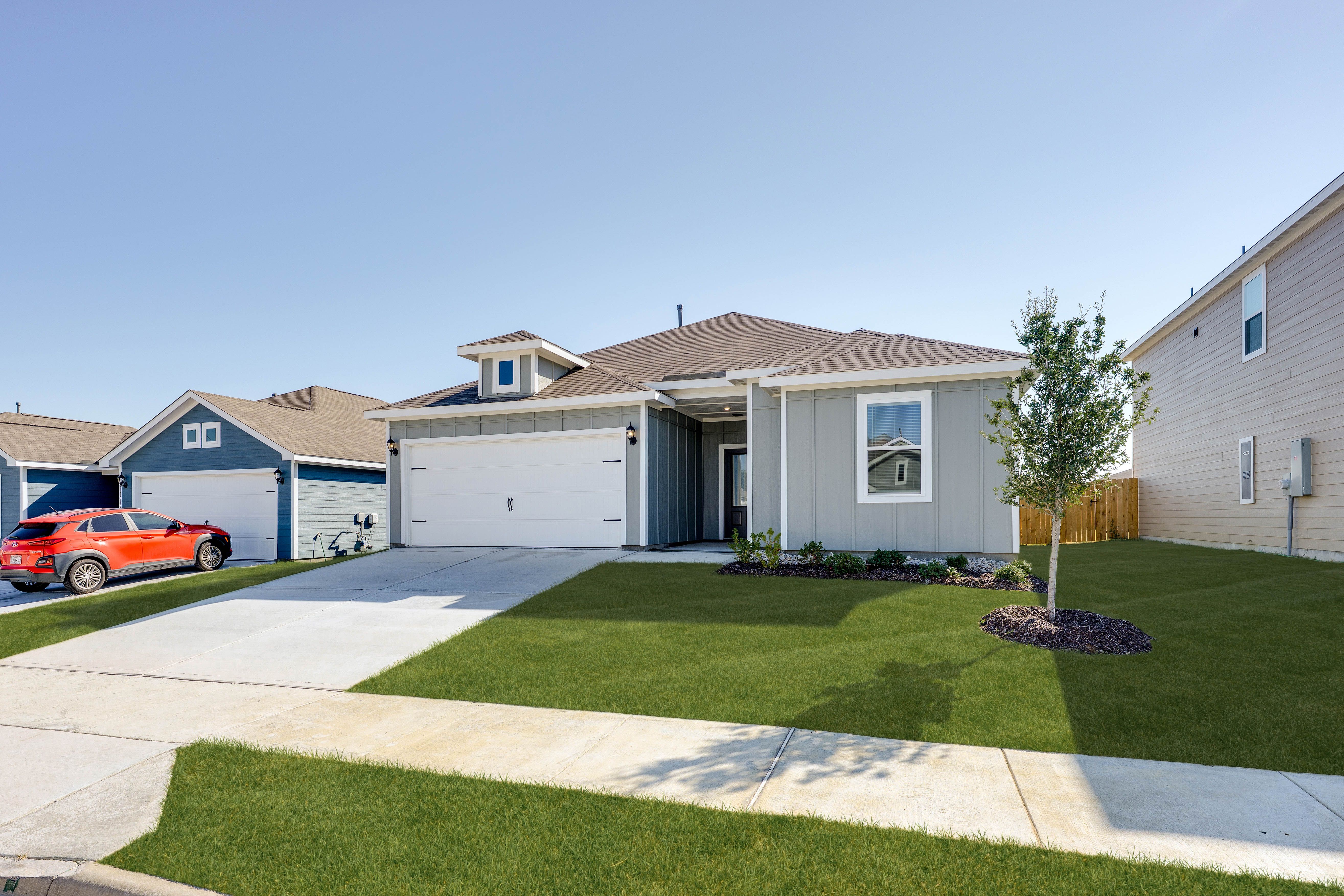 The Reed has a wonderful attached, two-car garage.