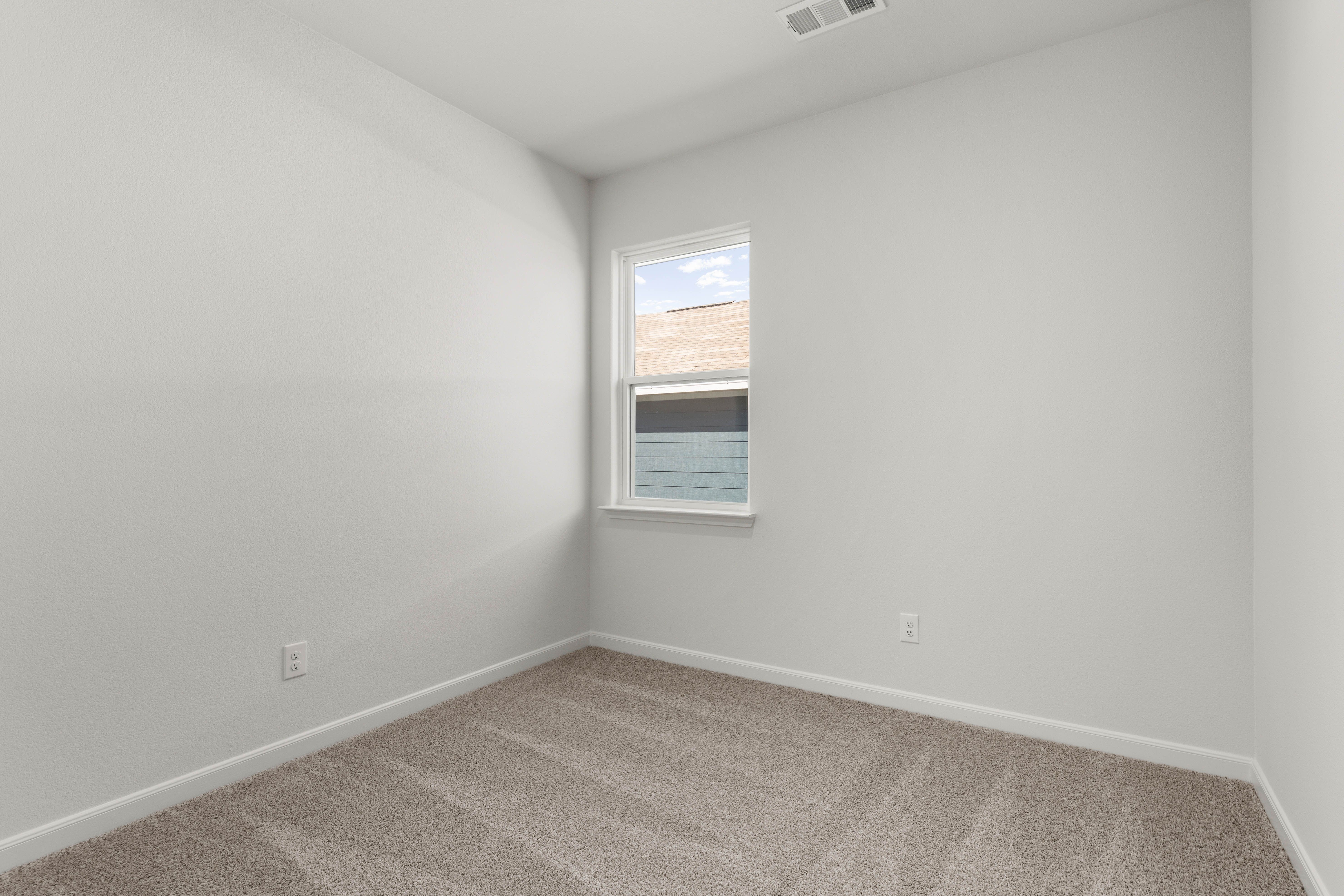 The secondary bedrooms are a perfect space for children's bedrooms or guest rooms.