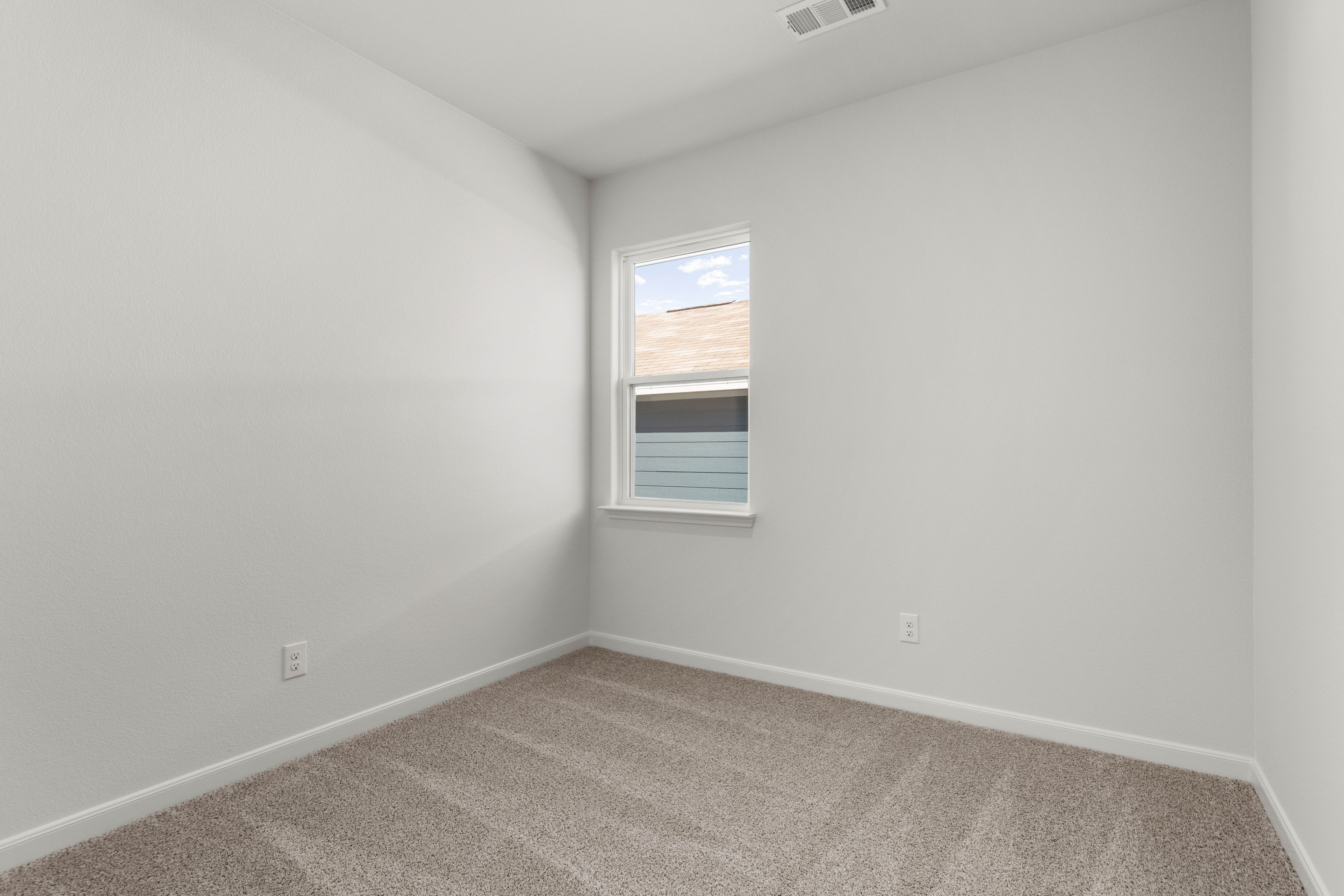The secondary bedrooms are a perfect space for children's bedrooms or guest rooms.