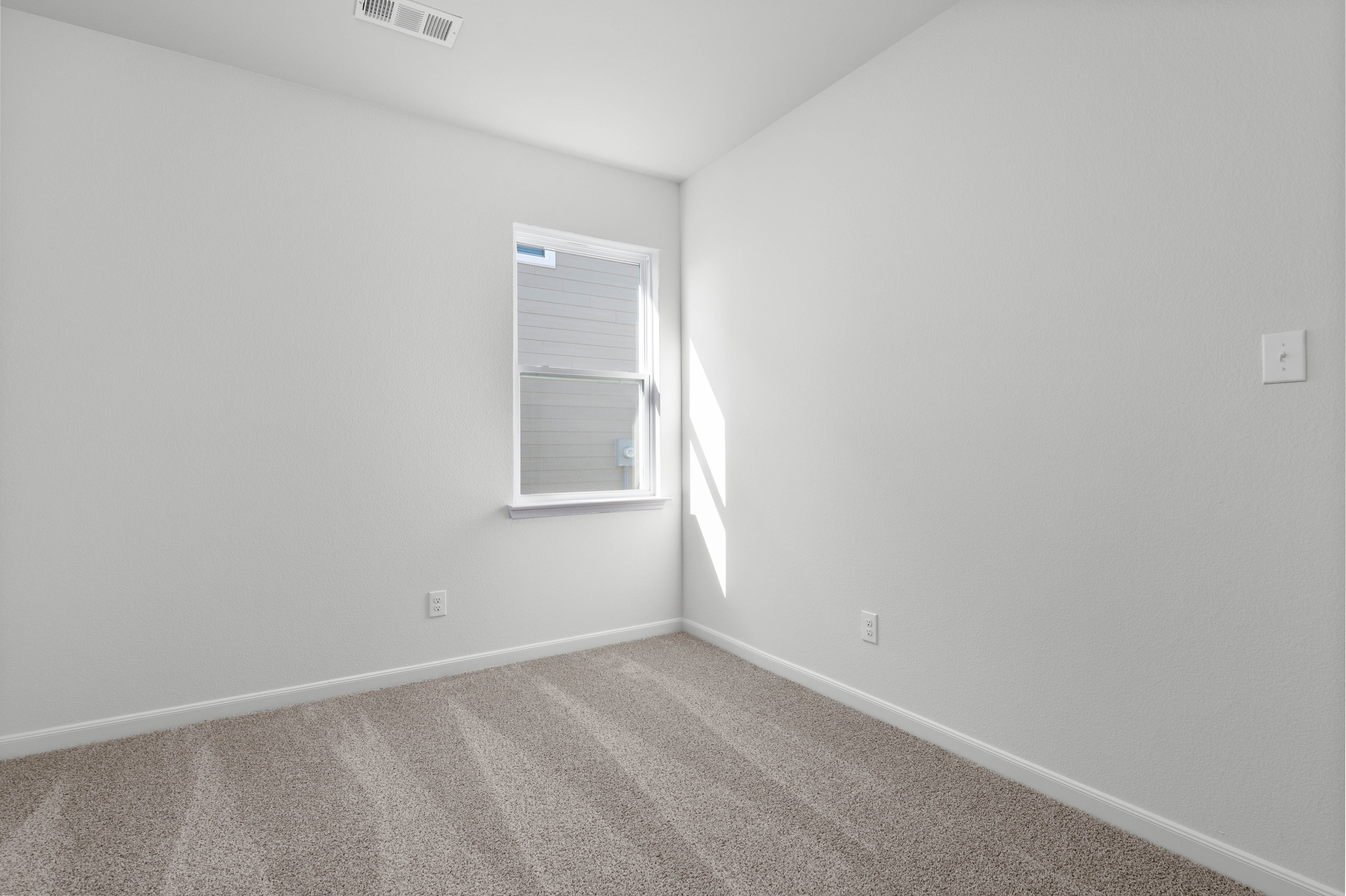The secondary bedrooms are a perfect space for children's bedrooms or guest rooms.
