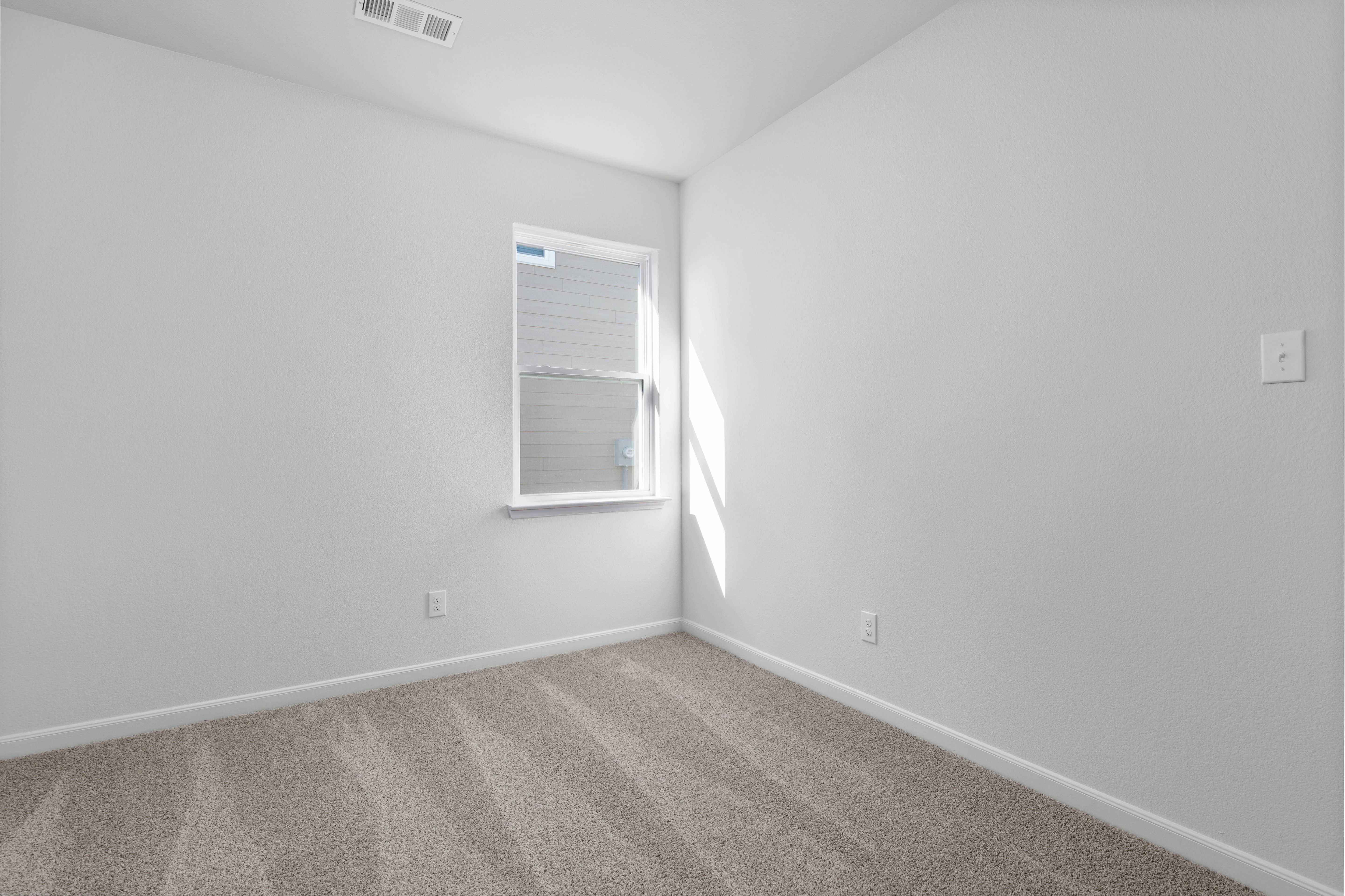 The secondary bedrooms are a perfect space for children's bedrooms or guest rooms.
