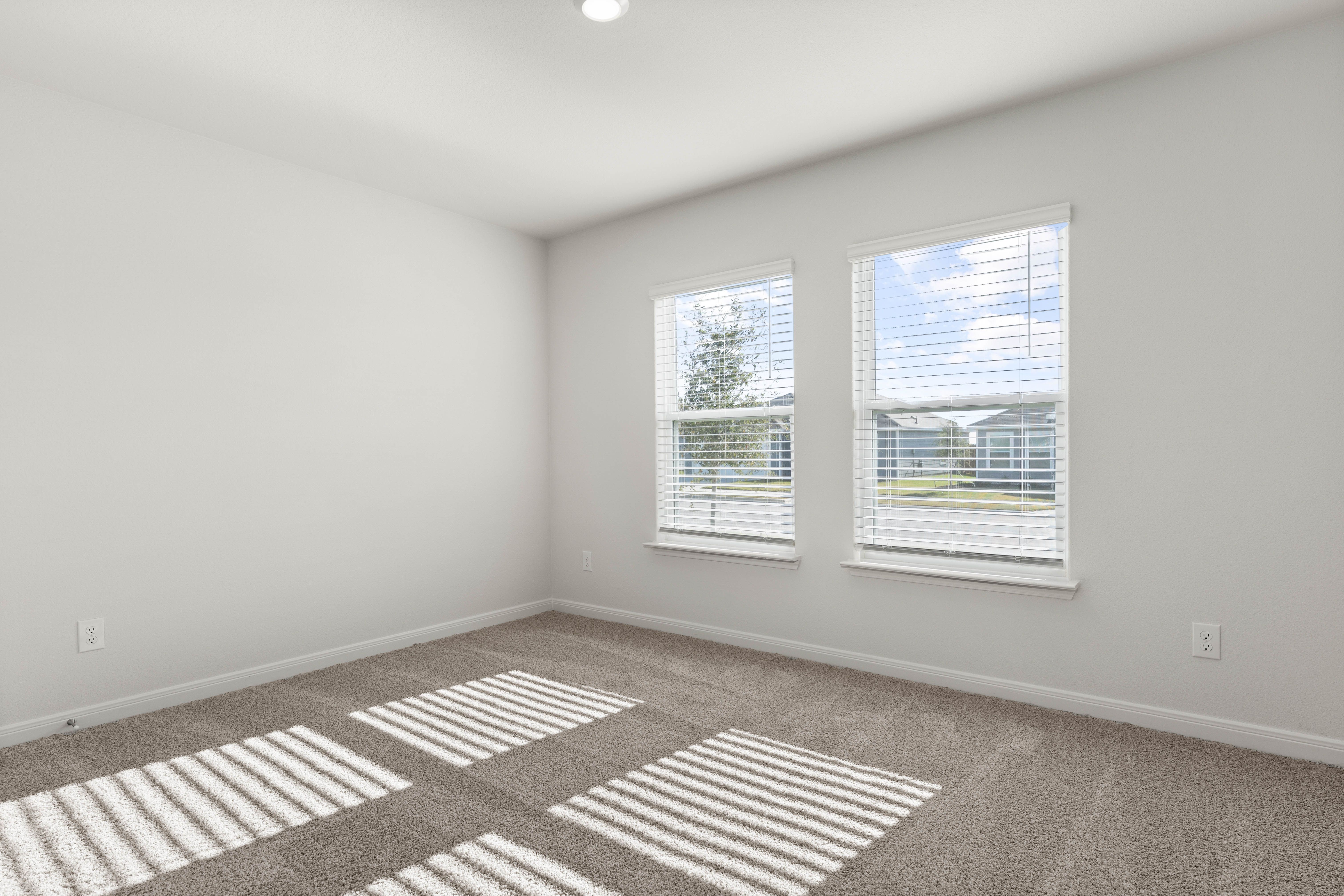 The secondary bedrooms are a great space for childrens bedrooms or guest rooms.