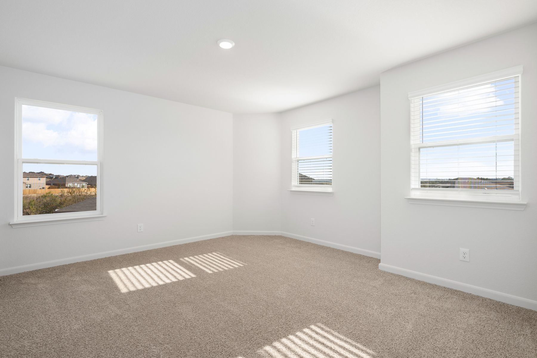 The secondary bedrooms are a perfect space for childrens bedrooms and guest rooms.