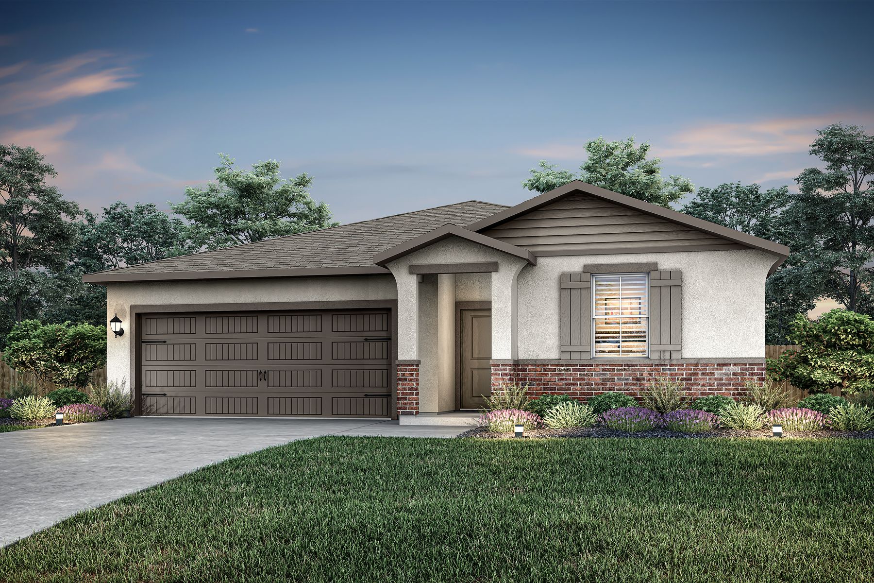 The Carmel comes with multiple remarkable exterior elevations at Chima Ranch.