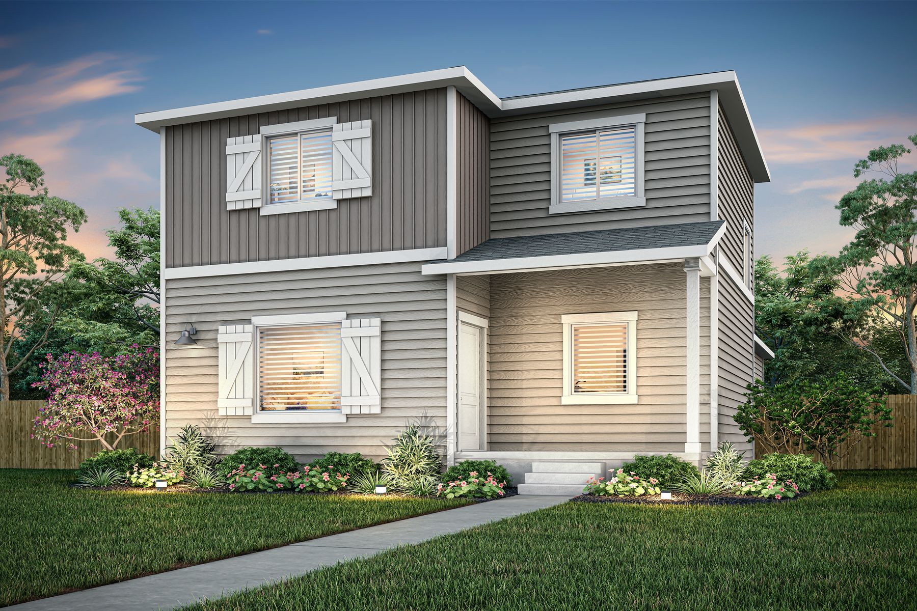 The Carnation is a beautiful three bedroom home!