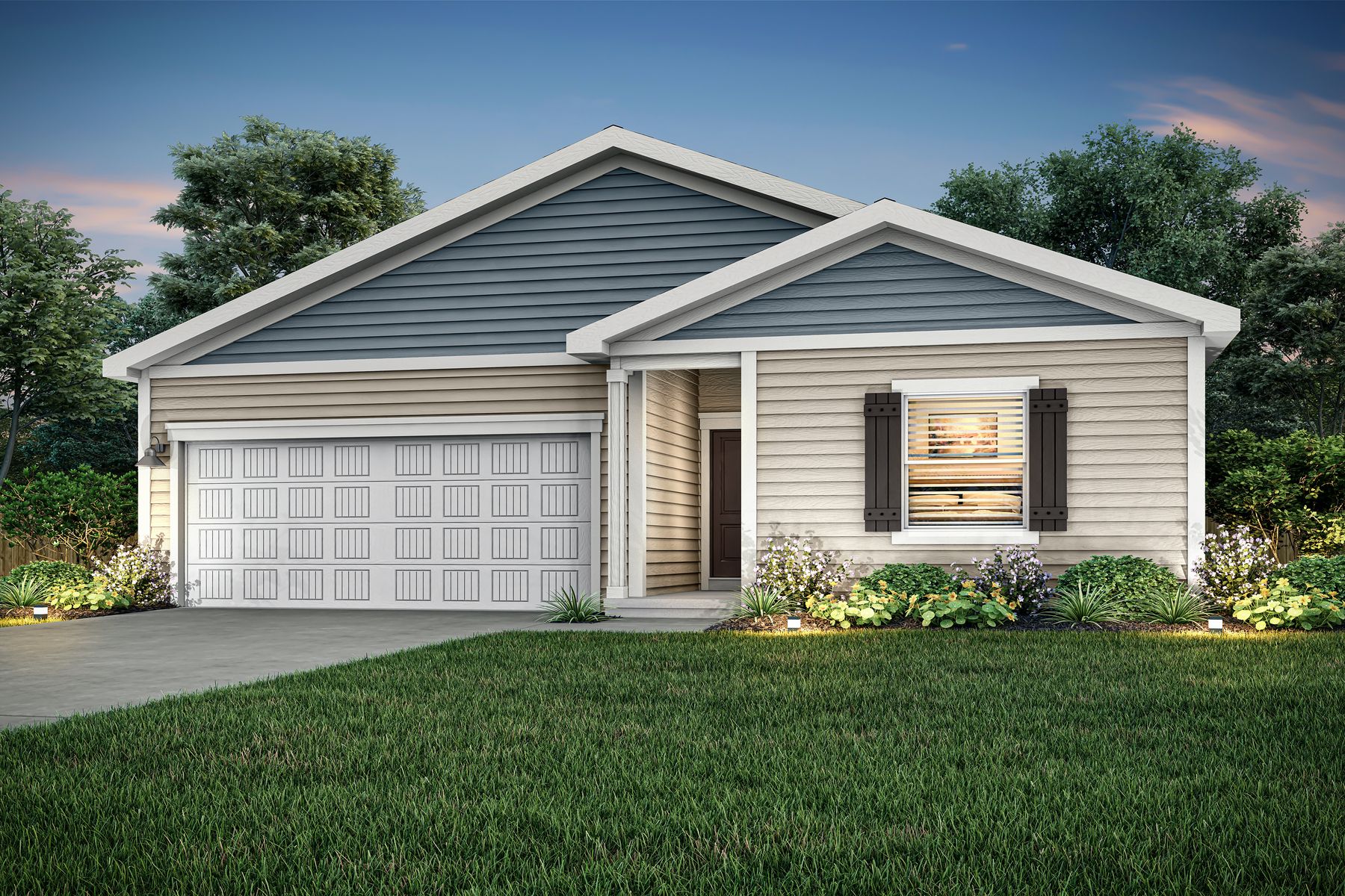 The Gunnison is a beautiful single story home.
