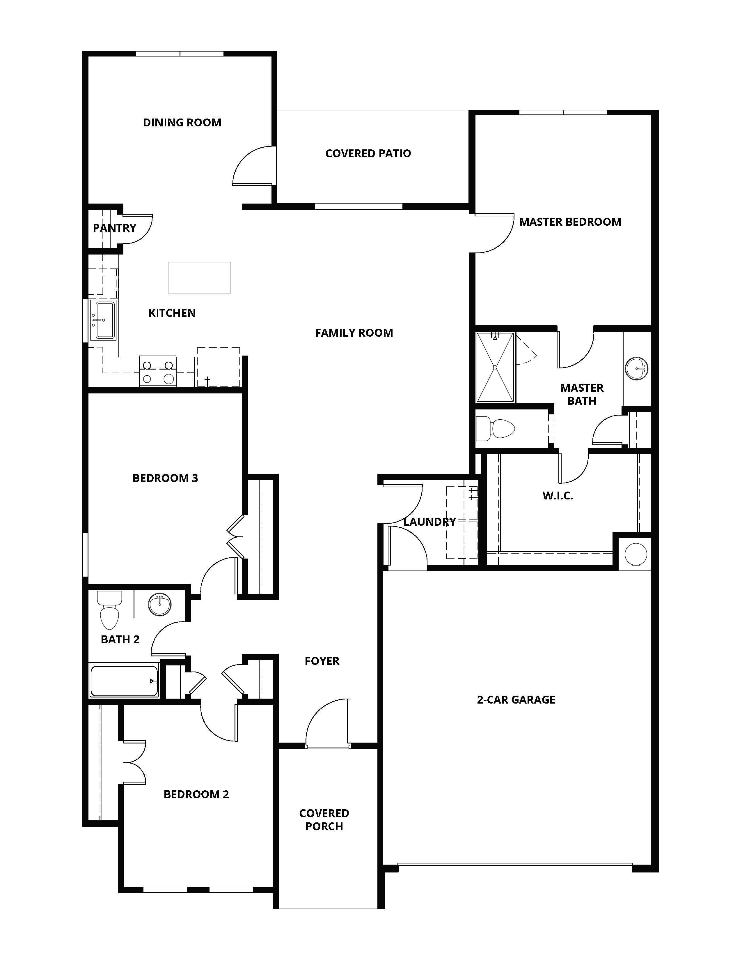 The Elder is a wonderful floor plan with an open-concept layout.
