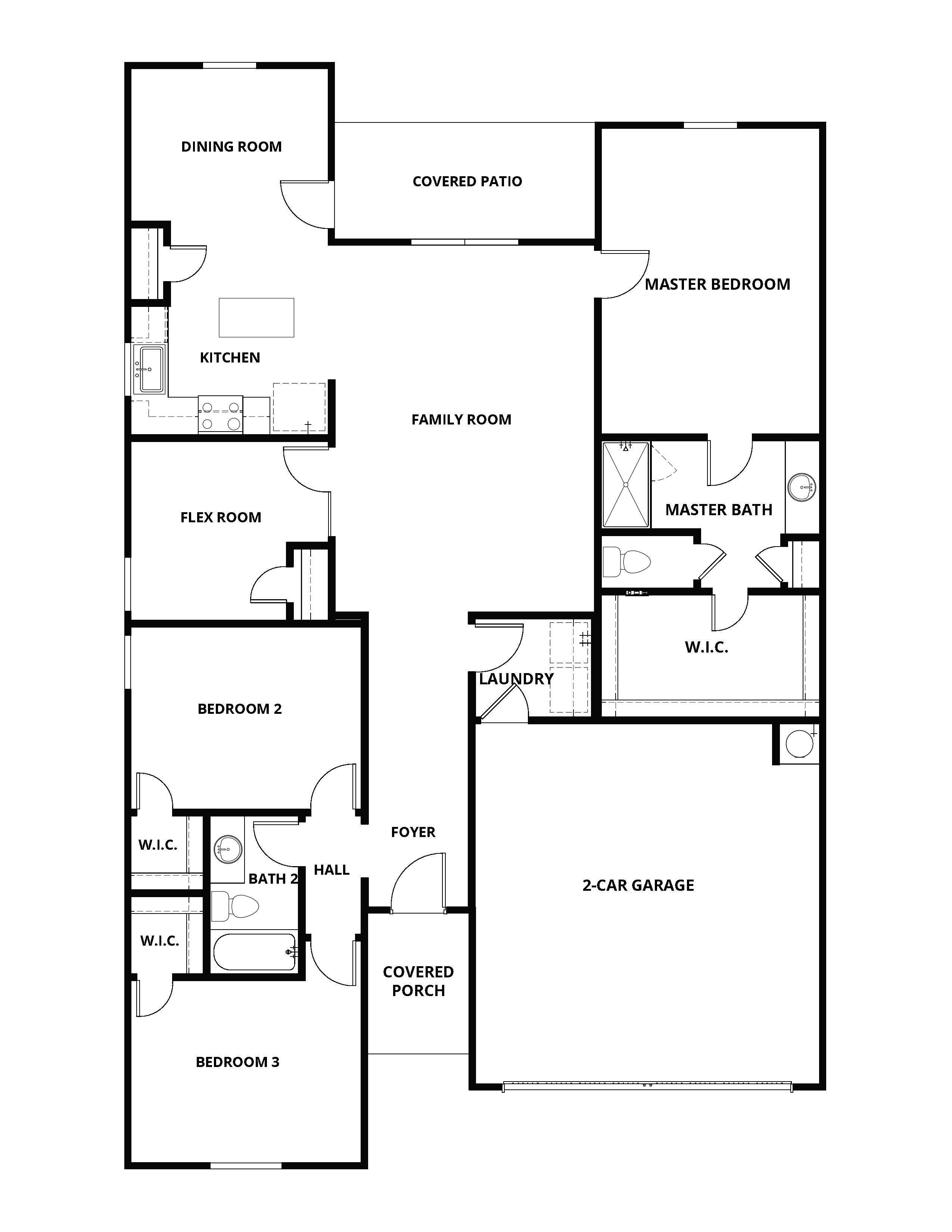 The Carter is a wonderful floor plan with an open-concept layout.
