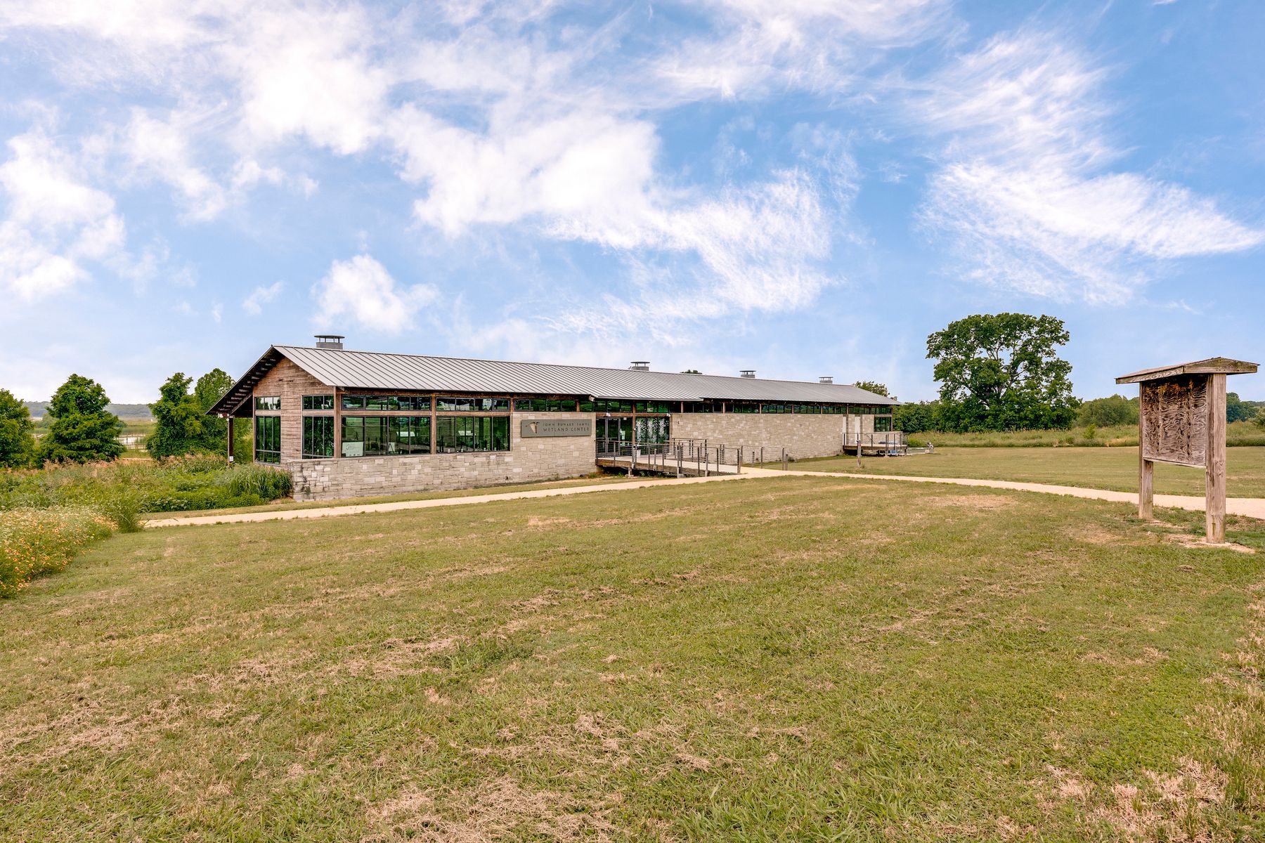 The John Bunker Sands Wetland Center works to educate the public and provide research opportunities.