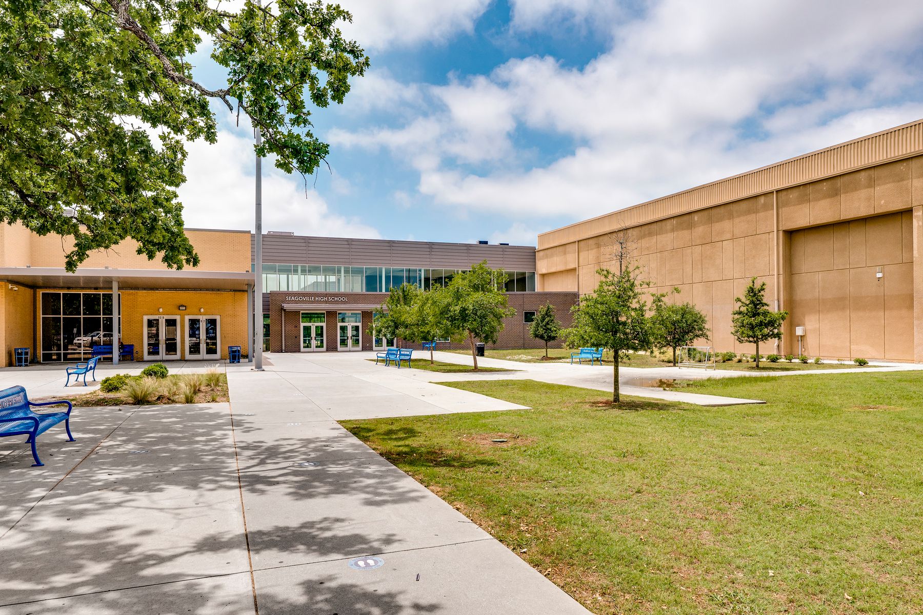 Seagoville High School has a beautiful campus and focuses on preparing students to reach their full potential.