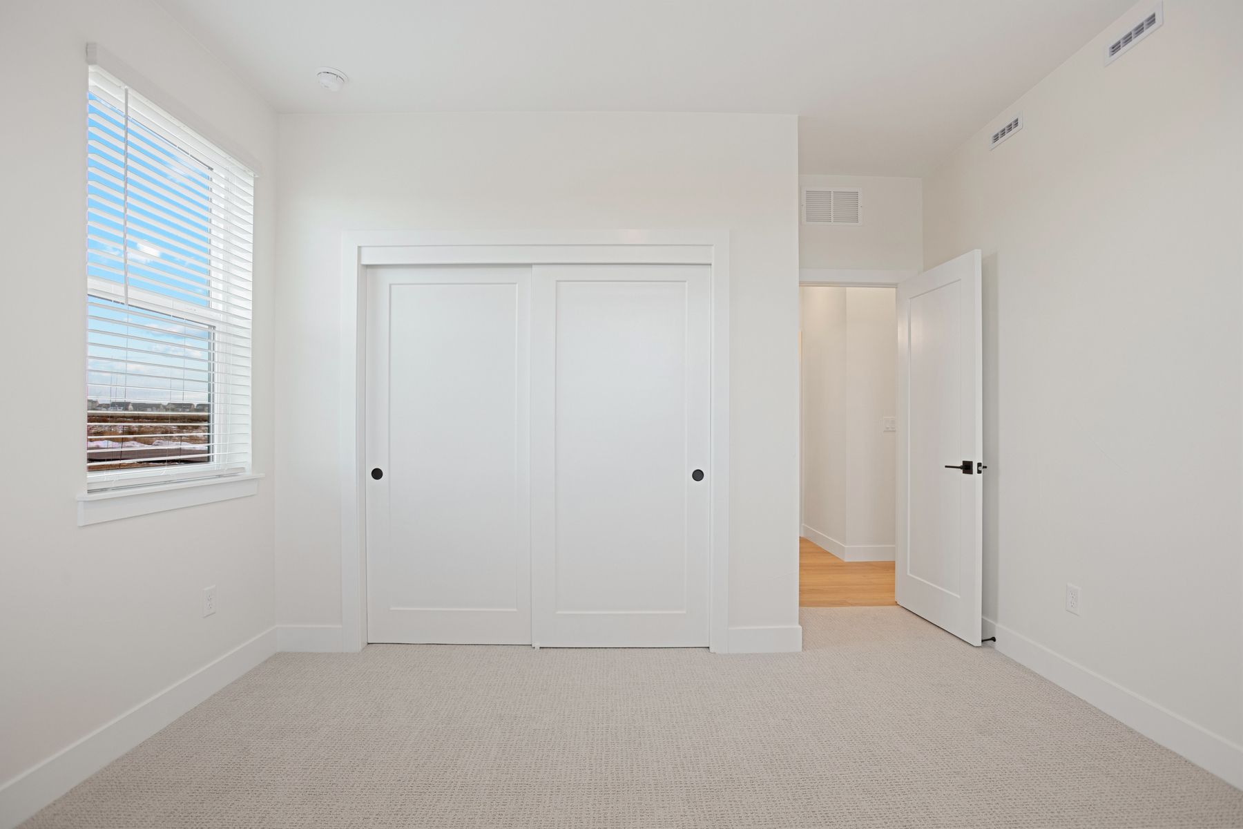 The secondary bedrooms are a great space for children's bedrooms or guest rooms.