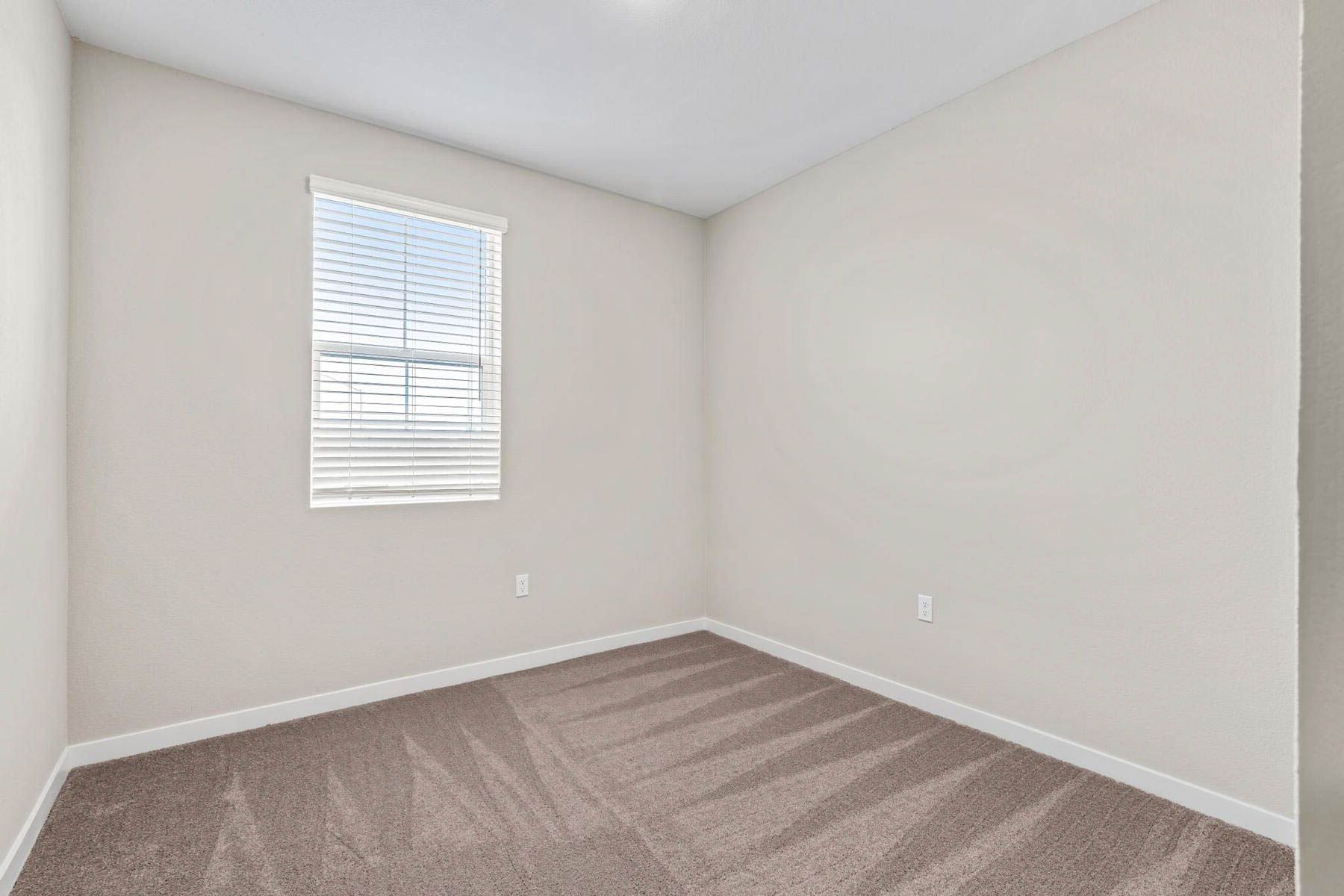 The secondary bedrooms have carpet.