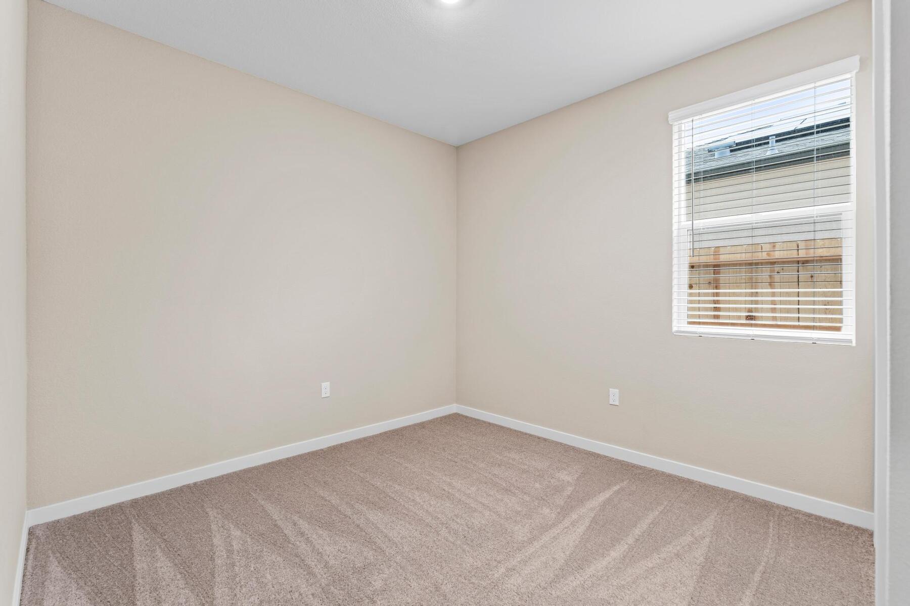 The secondary bedrooms have carpet.