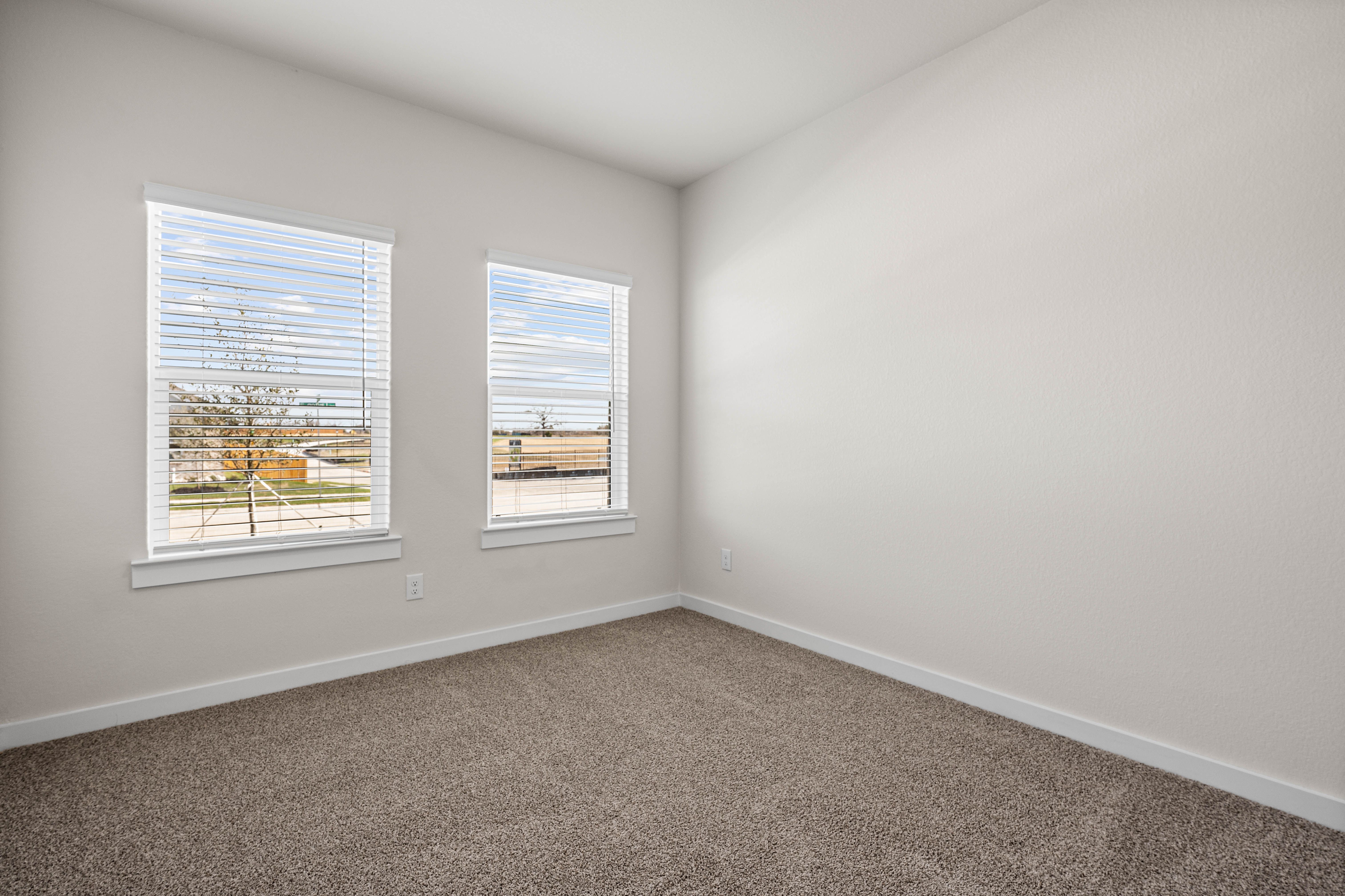 The secondary bedrooms are the perfect space for children's bedrooms and guest rooms.