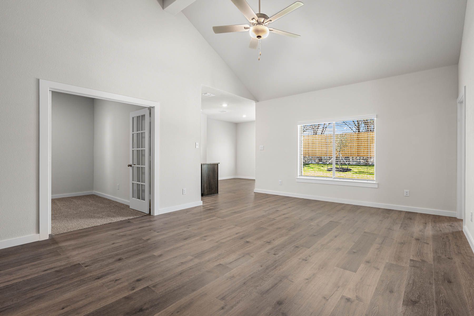The living room is a spacious living area.