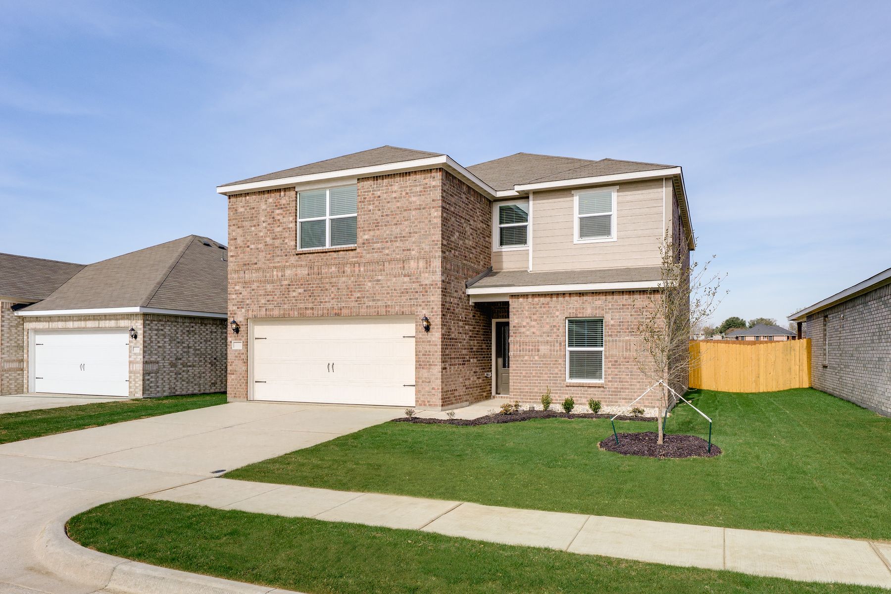 The Cottonwood has a beautiful brick exterior.