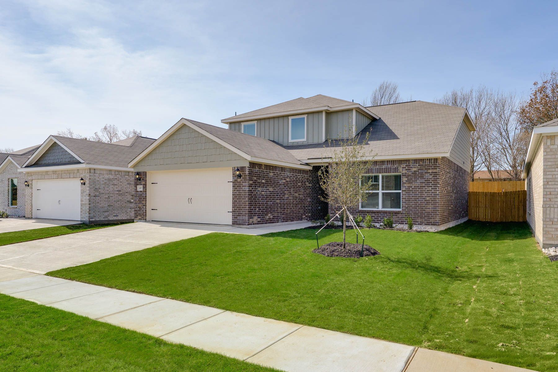 The Cypress has a beautiful brick exterior.