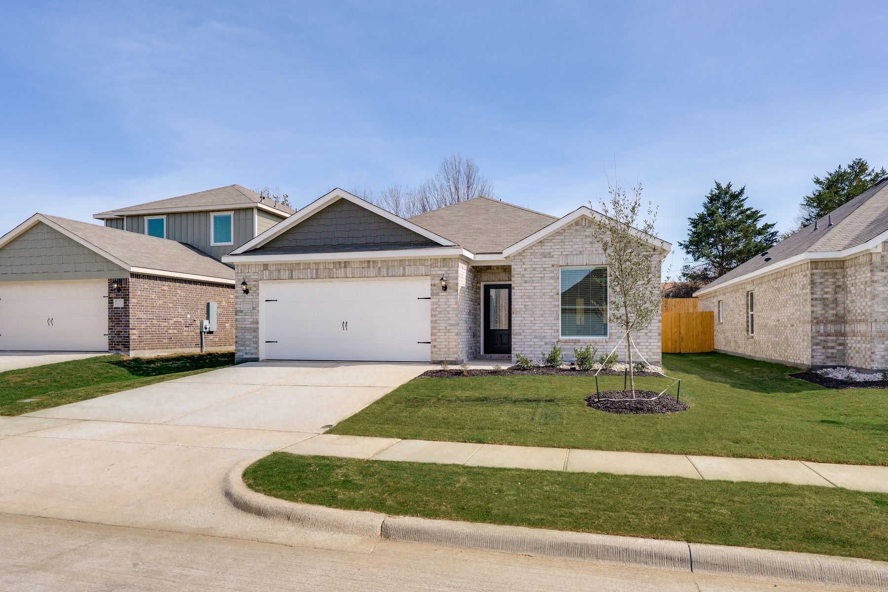 The Maple has a beautiful brick exterior.