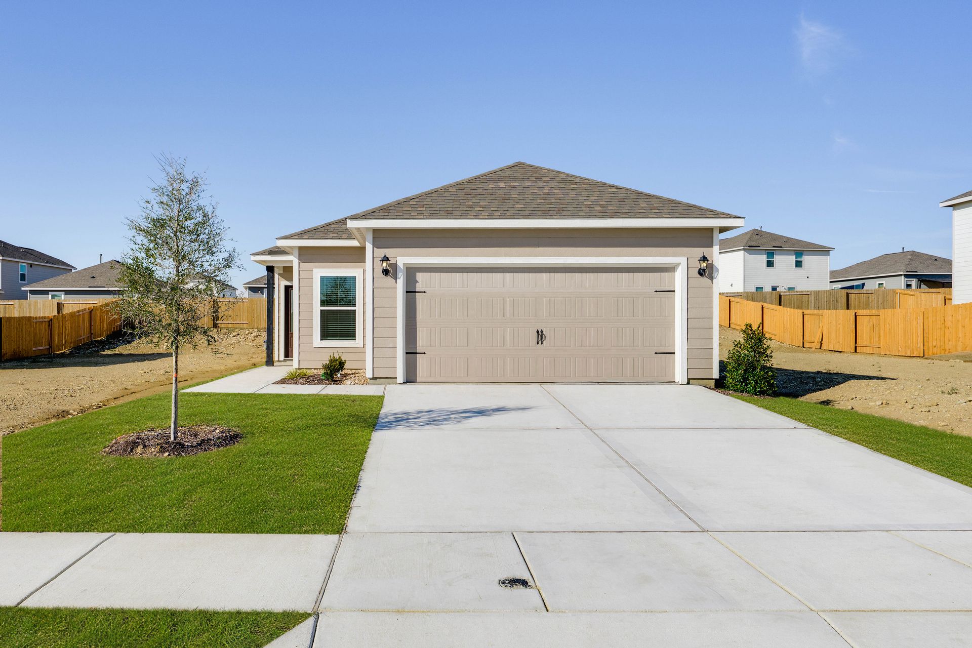 The Hawthorn is a beautiful one-story home.