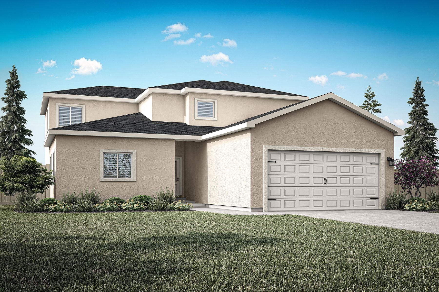 The Provo is a beautiful two-story home.