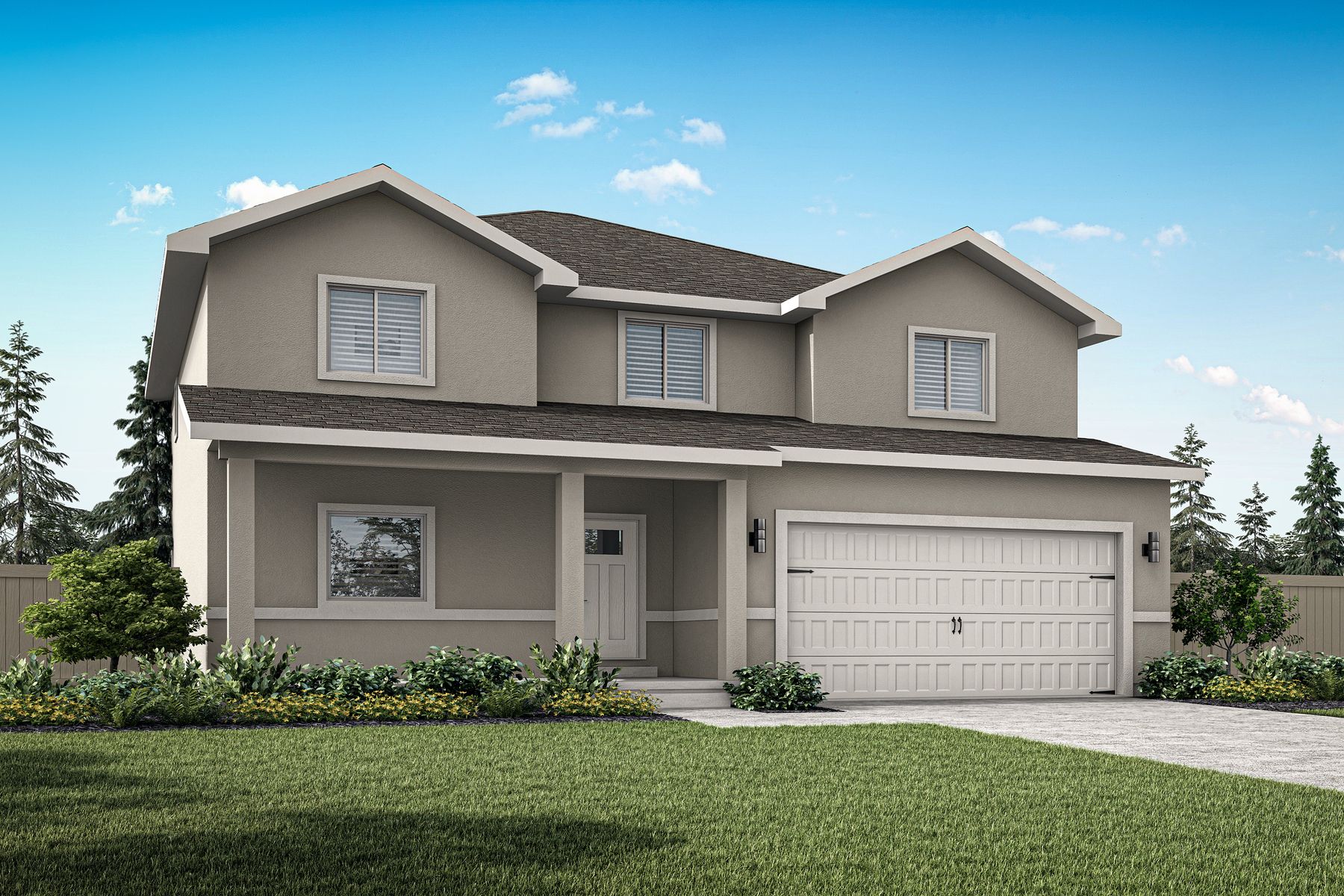 The Provo is a beautiful two-story home.