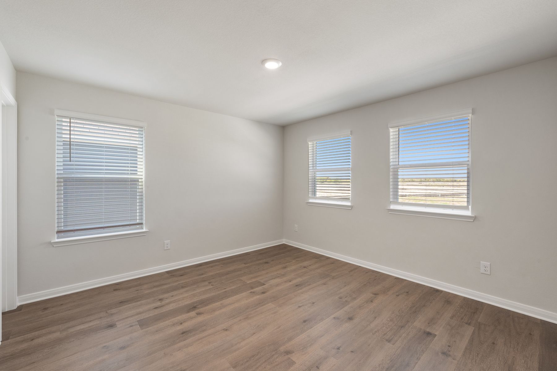 The secondary bedrooms are a great space for children's bedrooms or guest rooms.