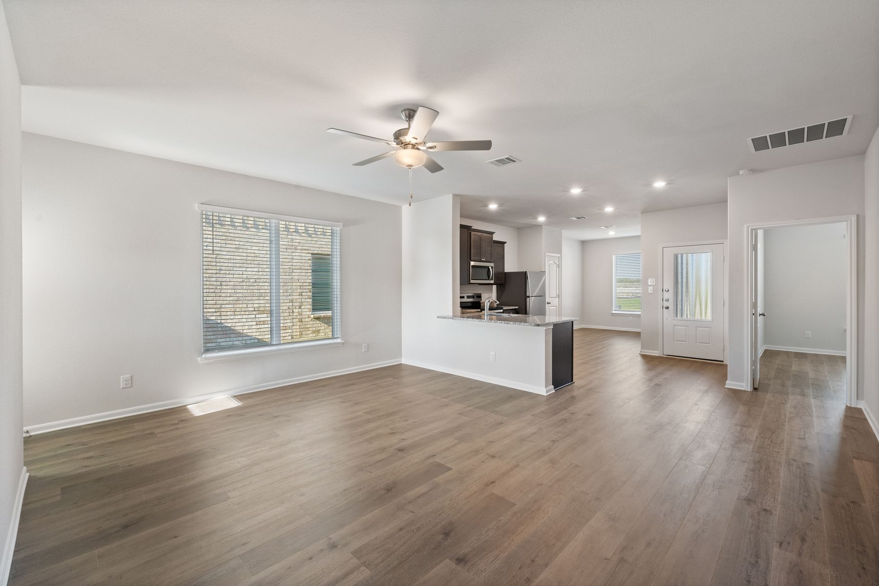 The Orchid has an open-concept layout.