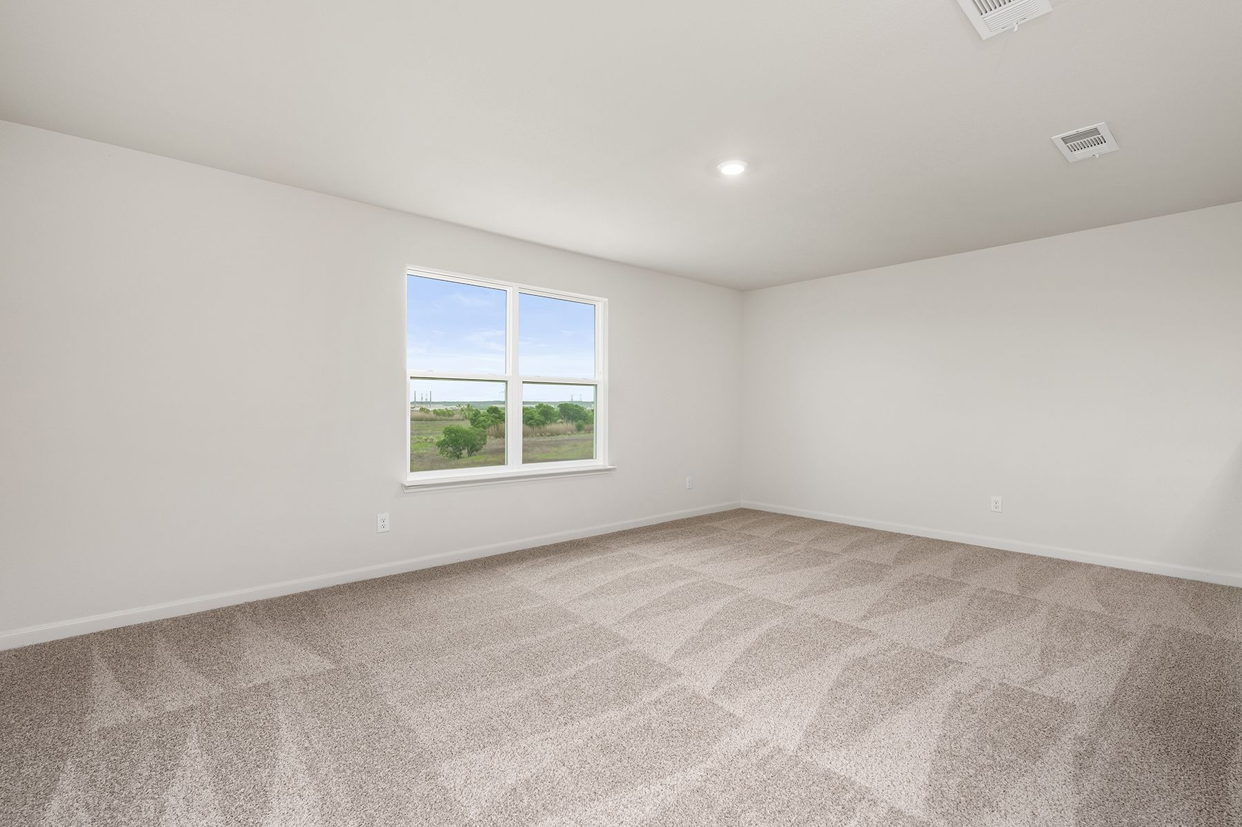 The secondary bedrooms are a perfect space for children's bedrooms or guest rooms.