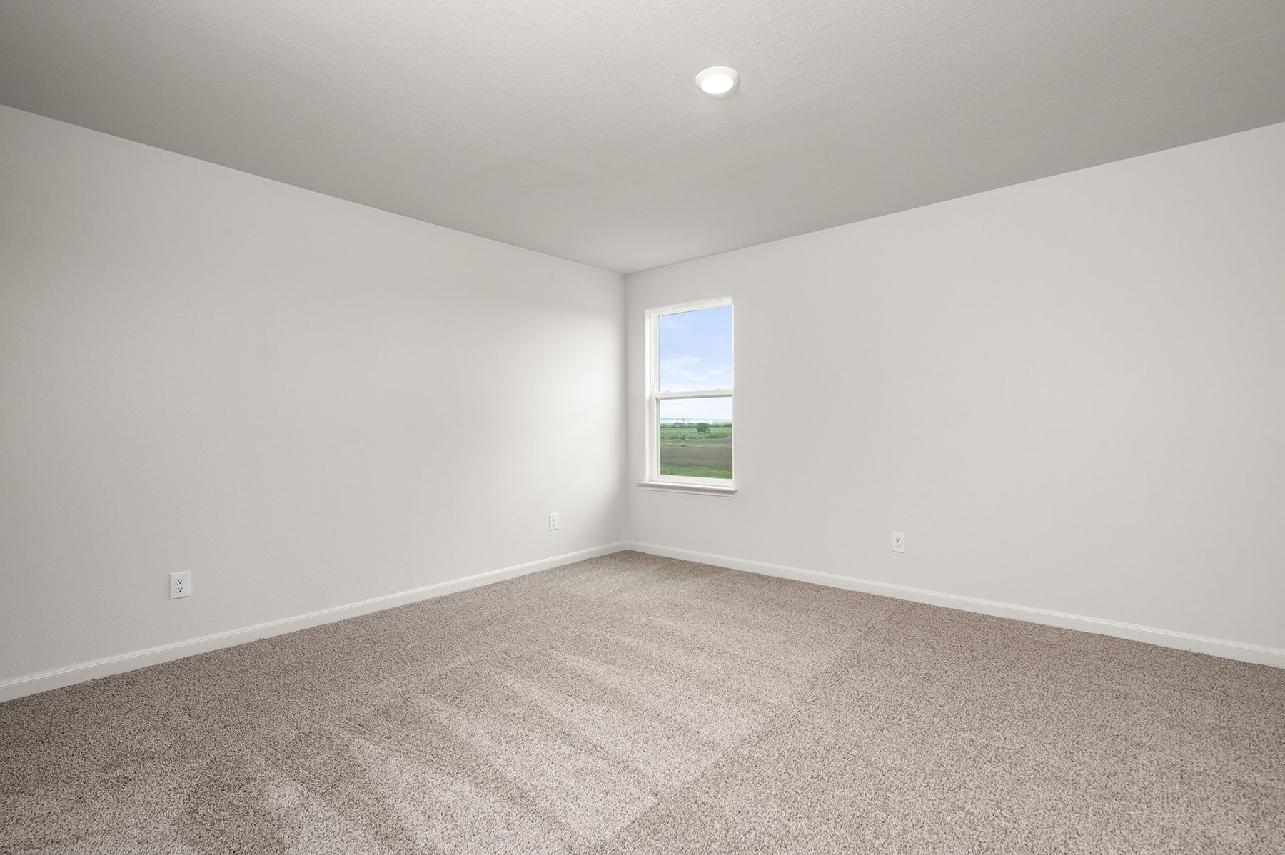 The secondary bedrooms are a perfect space for children's bedrooms or guest rooms.