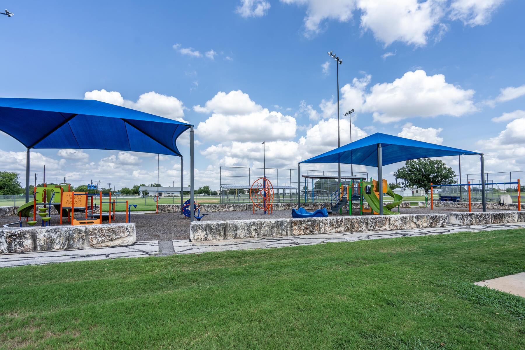 Memorial Park in Jarrell is an exciting park with multiple playgrounds.