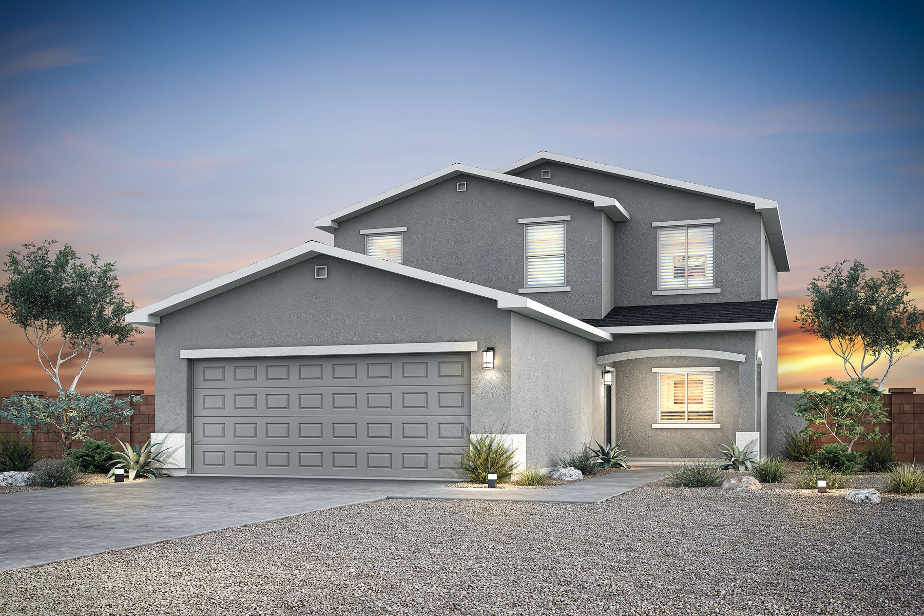 Oak - Vistas at Los Senderos: Los Lunas, New Mexico - LGI Homes