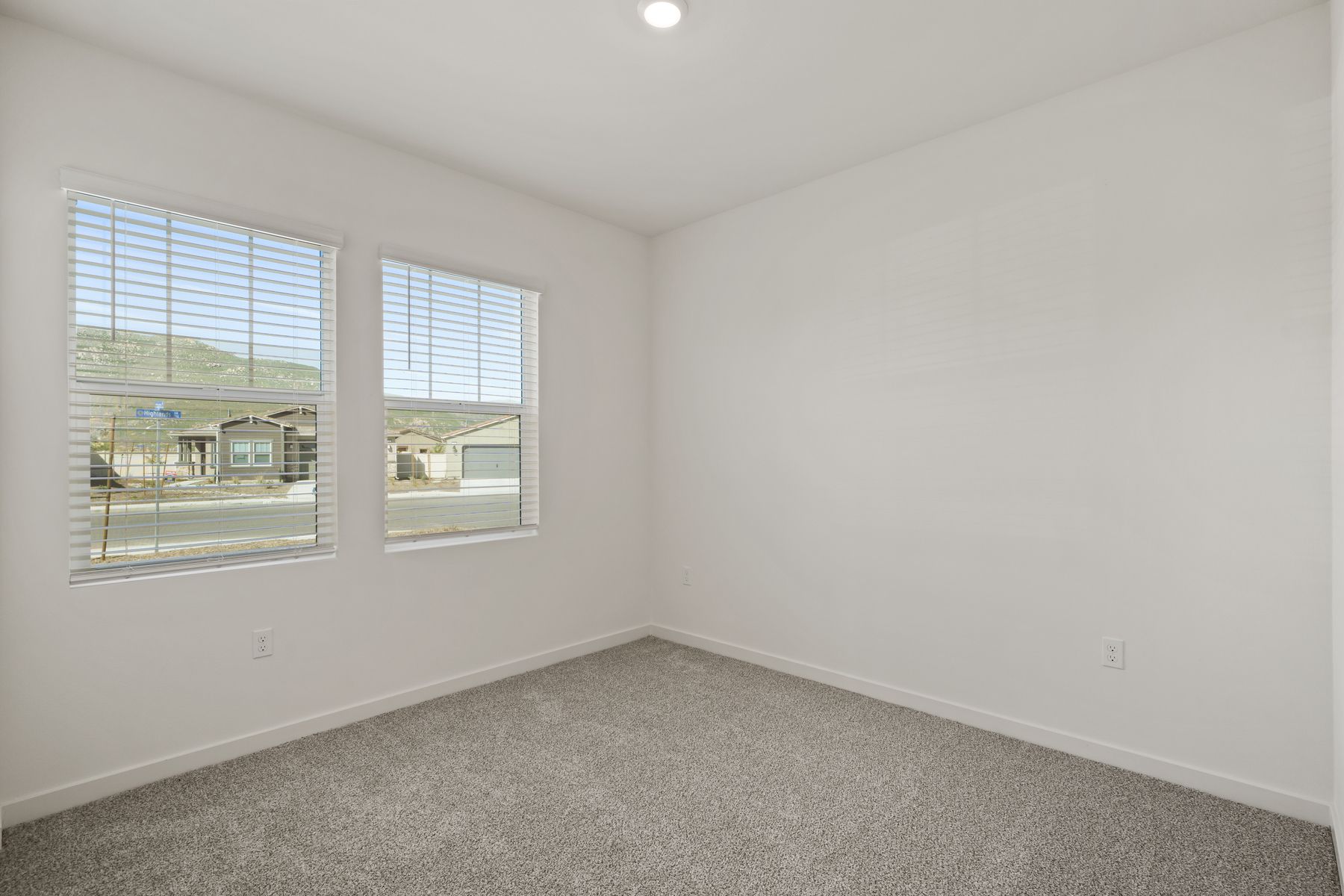The secondary bedrooms have carpet.