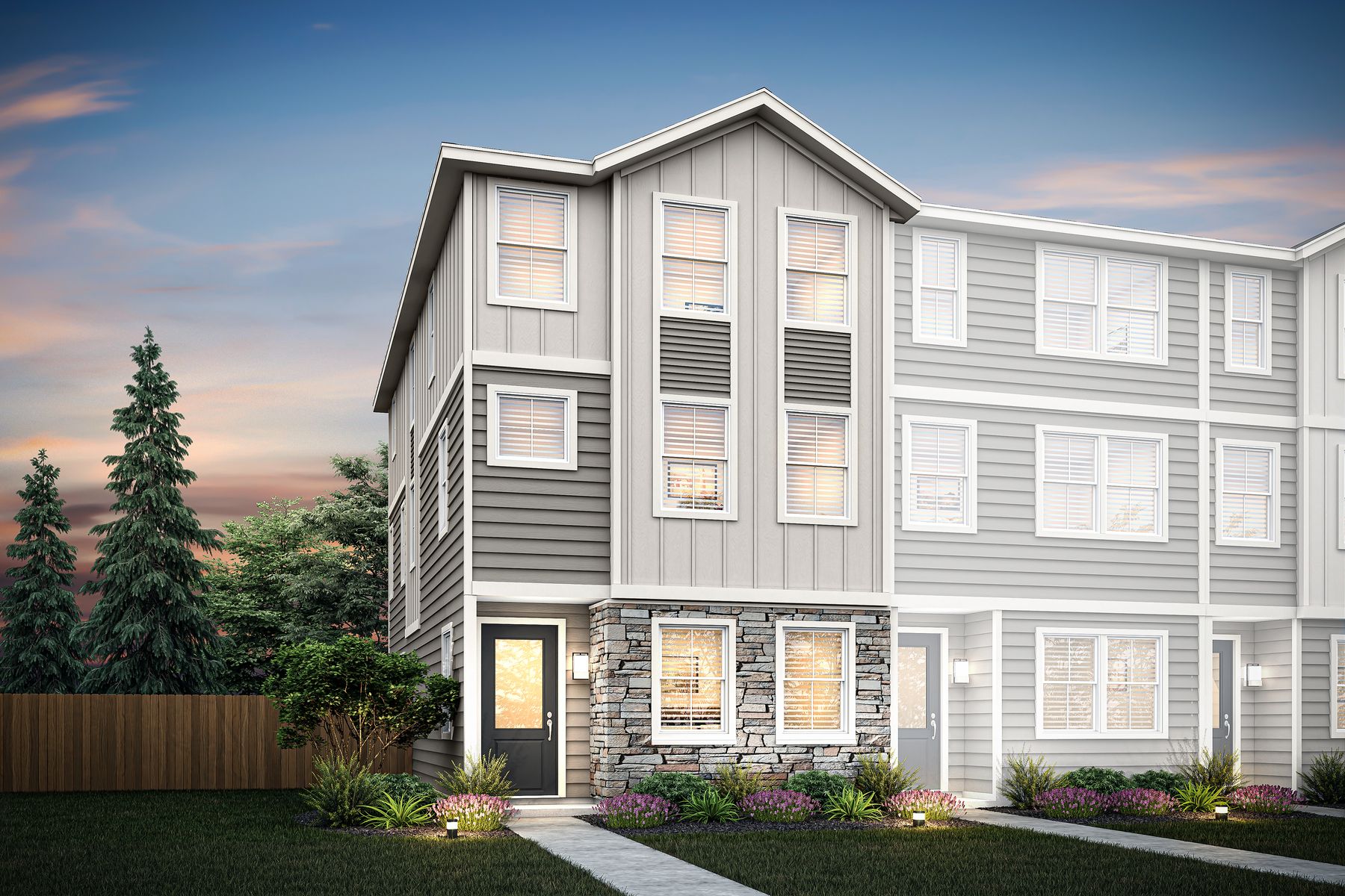 Cyrus - Allen Townhomes: Arlington, Washington - LGI Homes