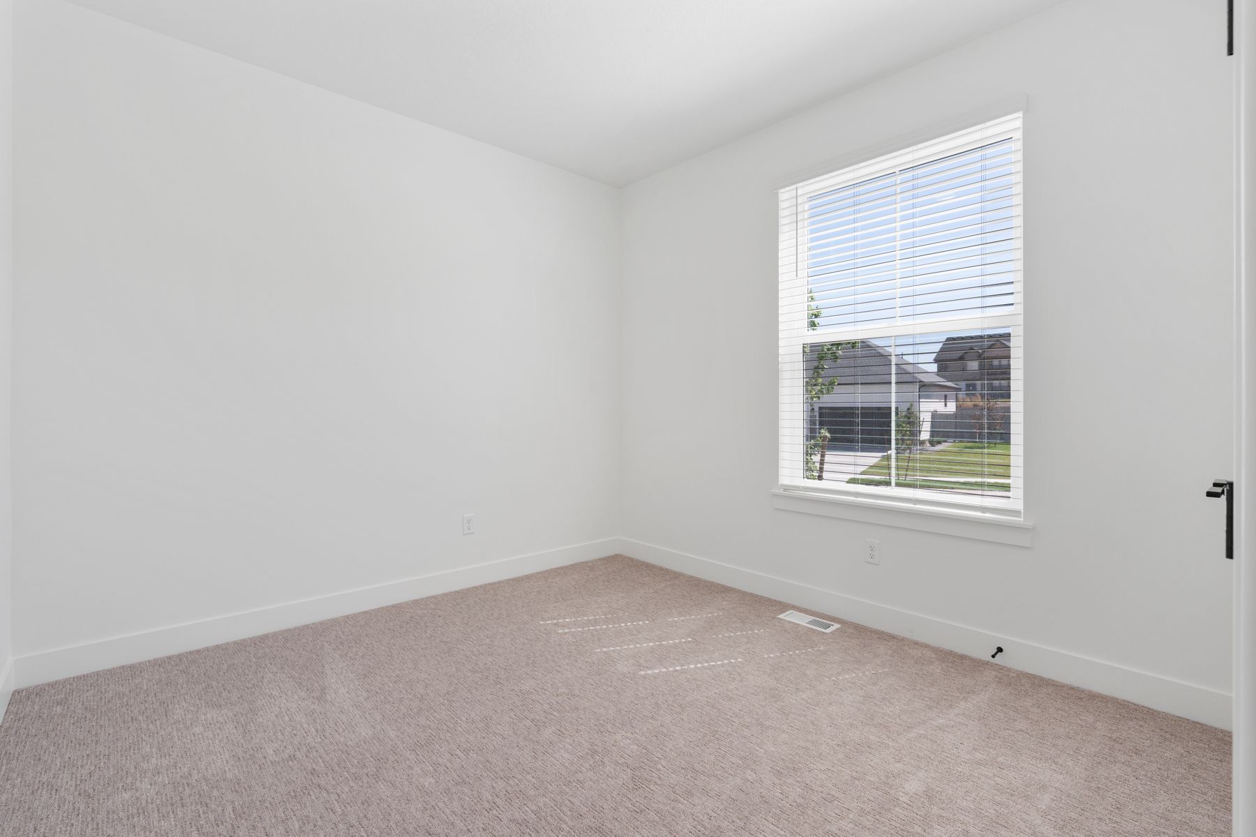 The secondary bedroom are a great space for children's bedrooms or as a guest room.