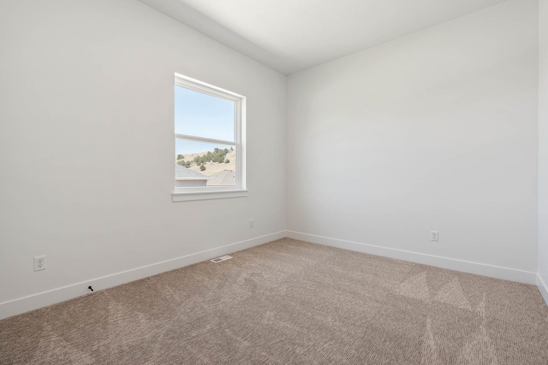 The secondary bedroom are a great space for children's bedrooms or as a guest room.